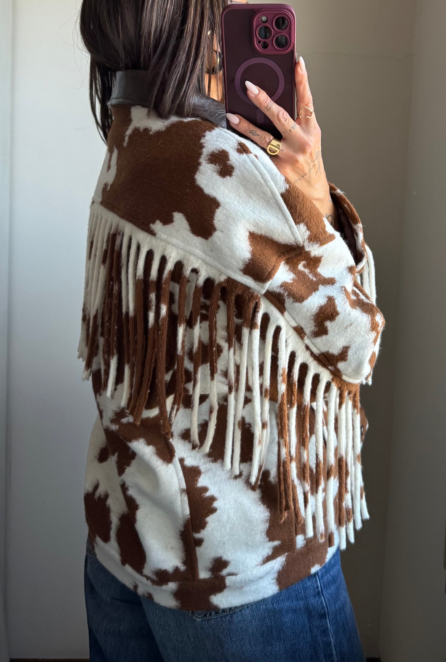 Giacca frange Lumina