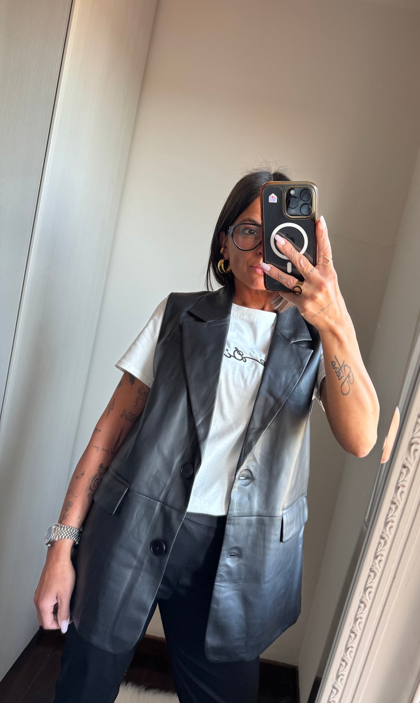 Gilet ecopelle