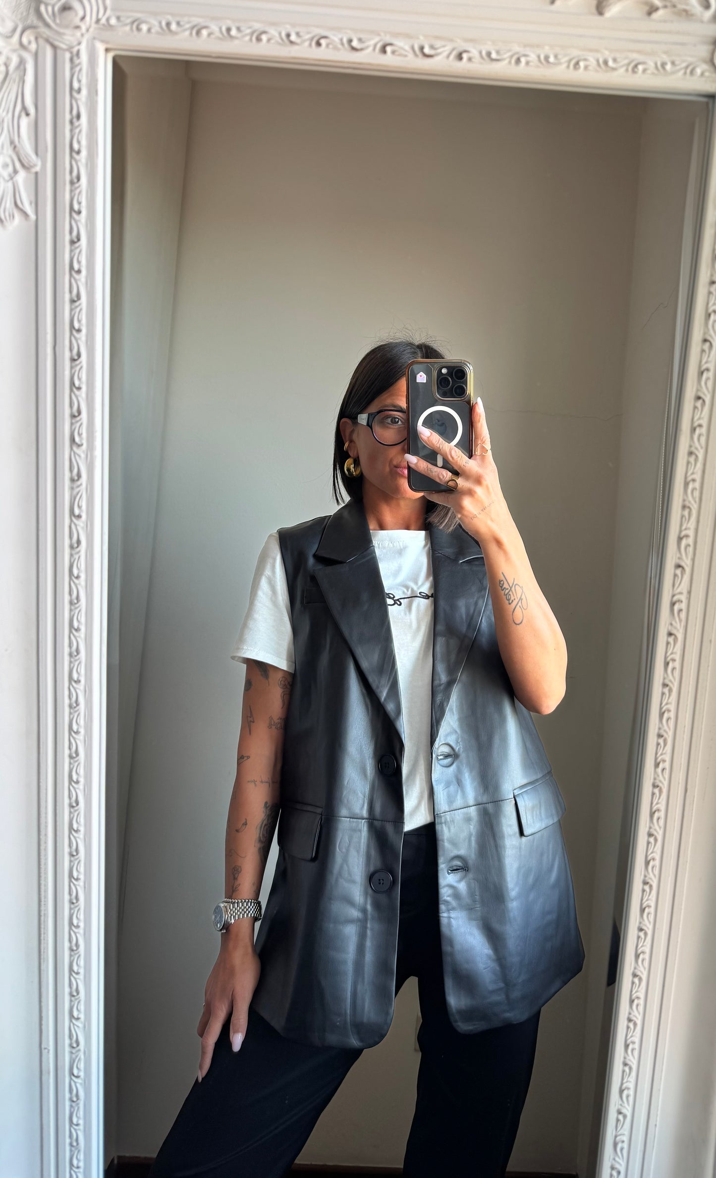 Gilet ecopelle