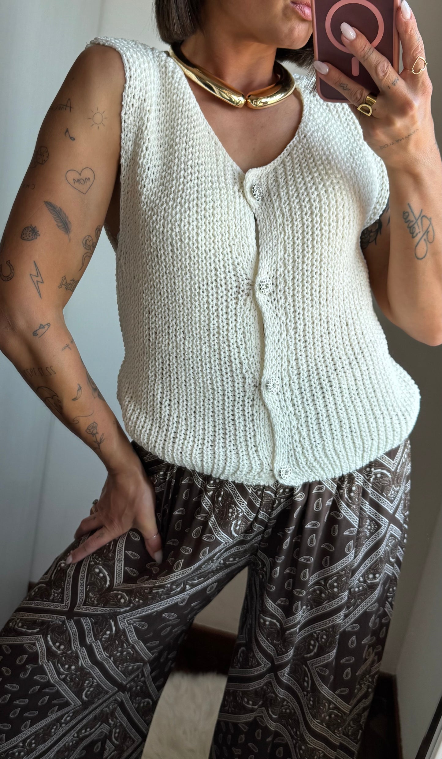 Gilet intrecciato