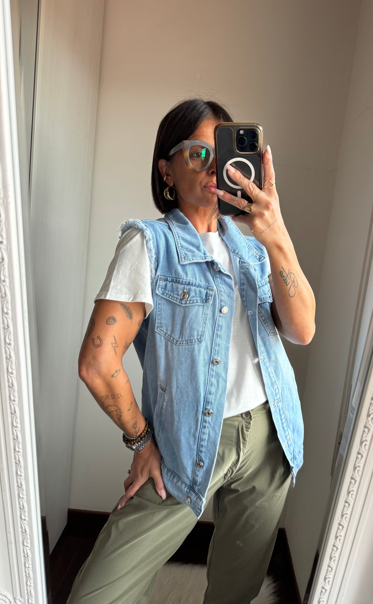 Gilet denim