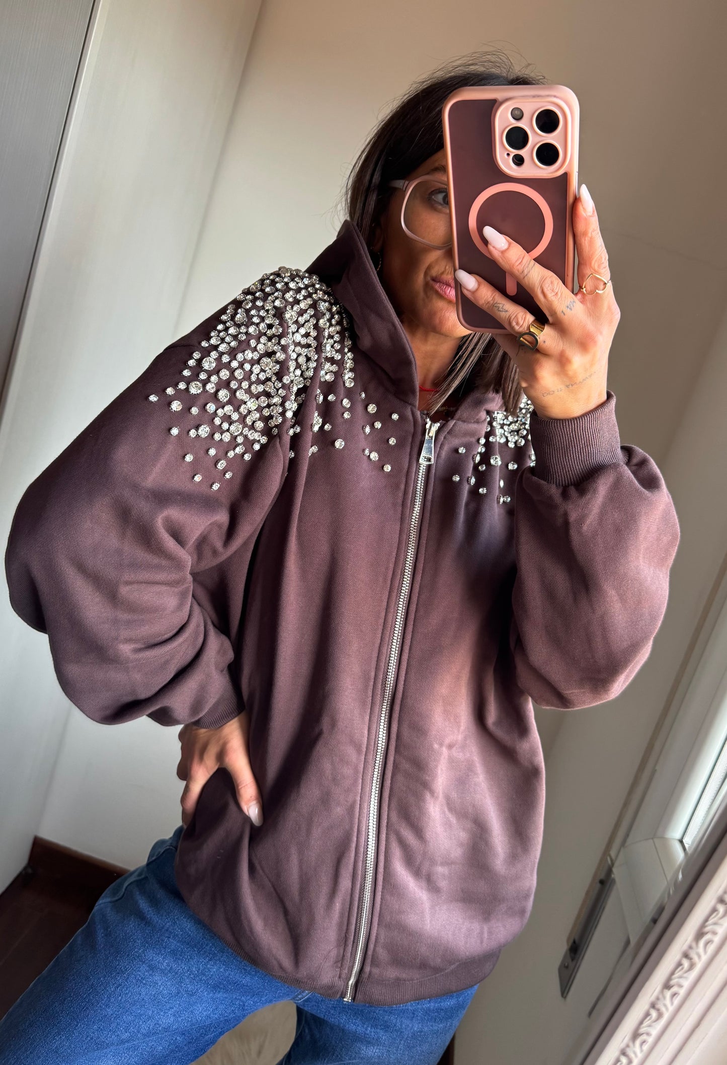 Felpa diamante