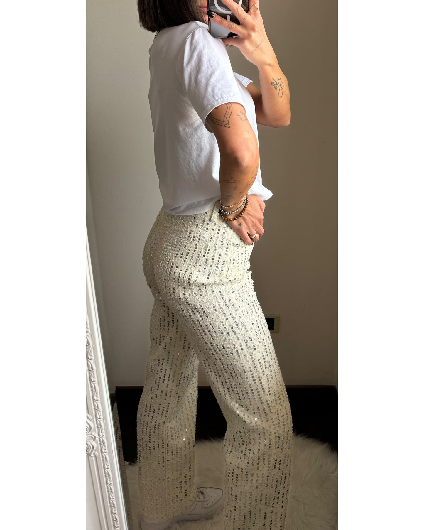 Pantalone paillettes