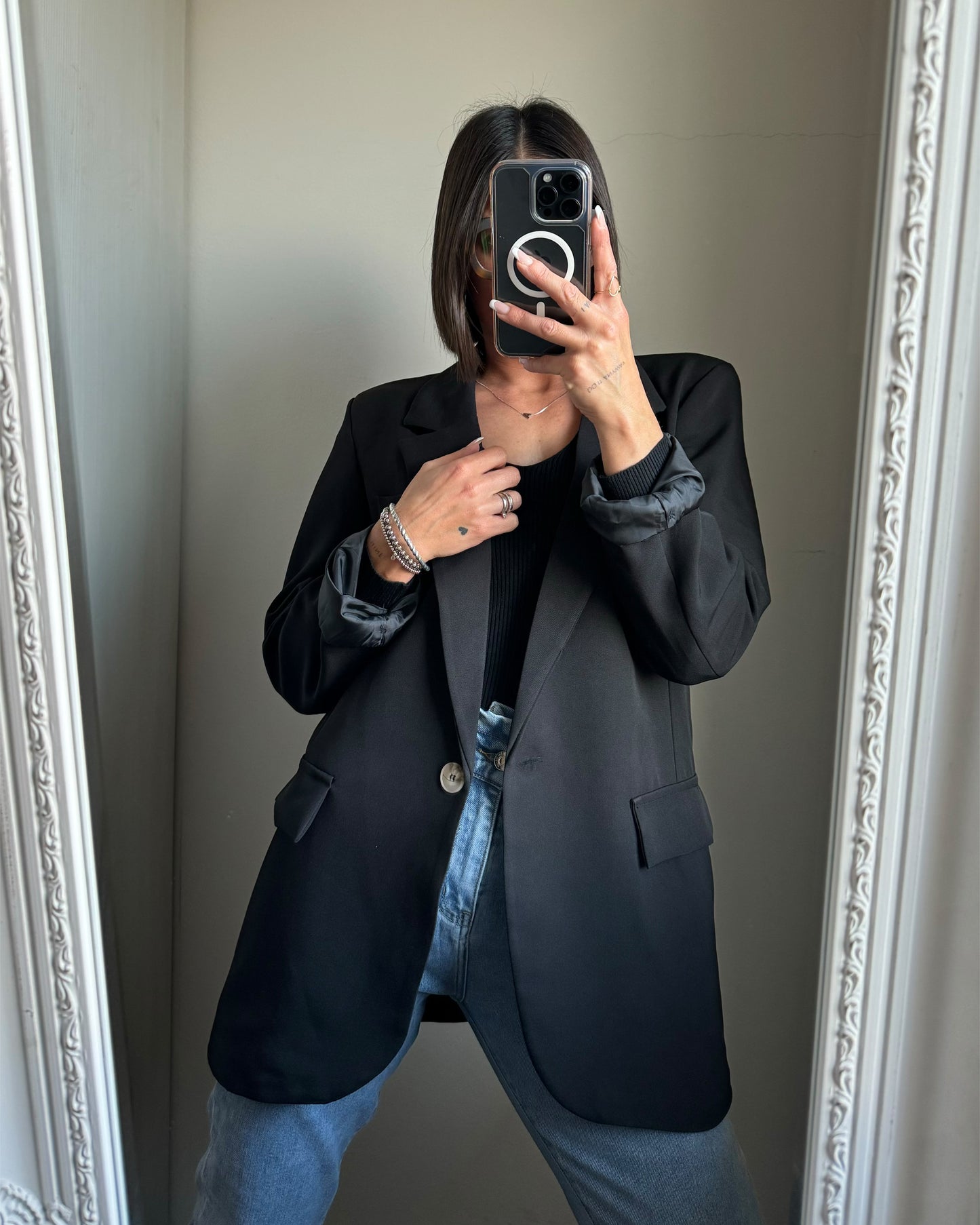Blazer oversize black