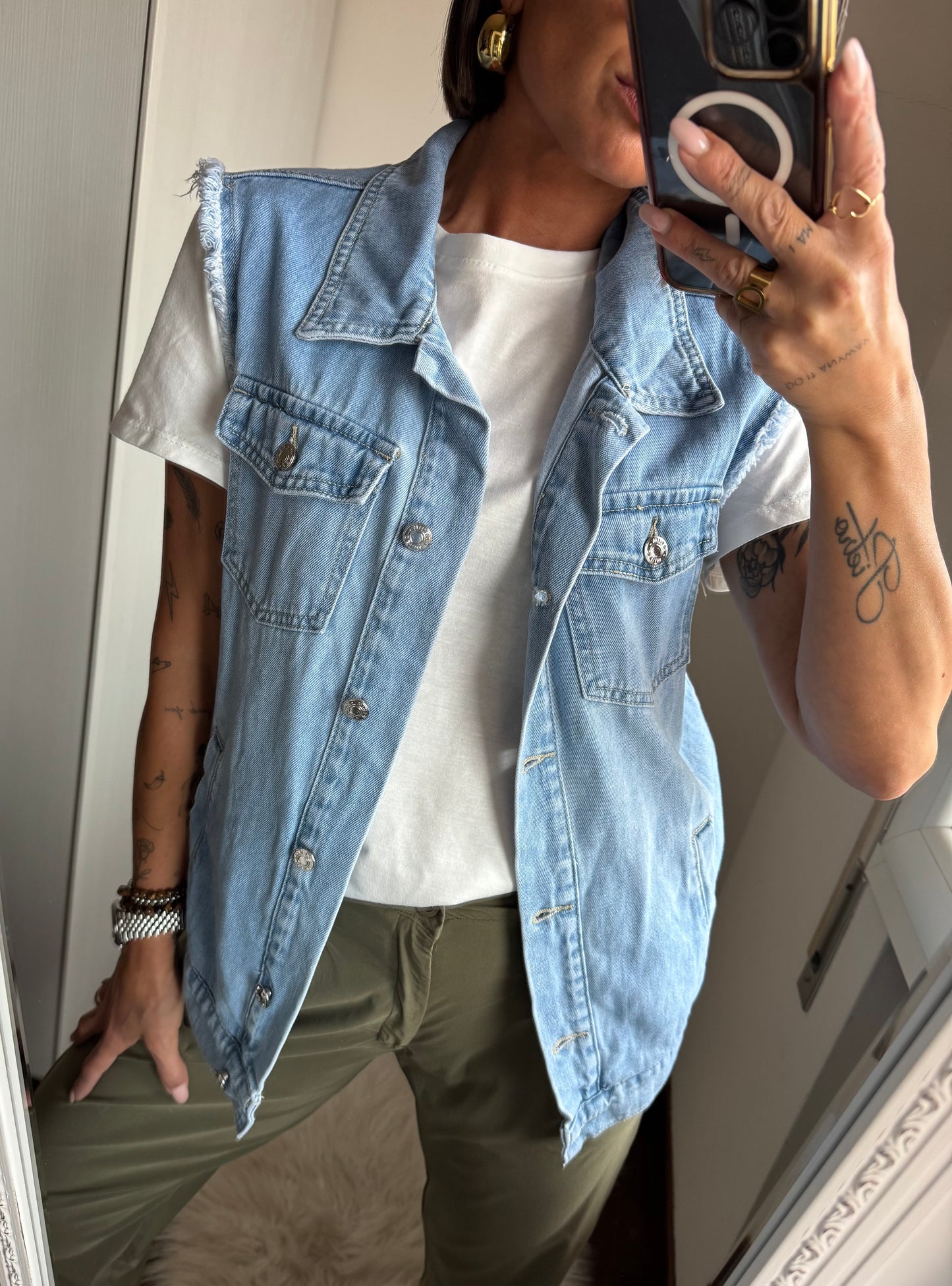Gilet denim
