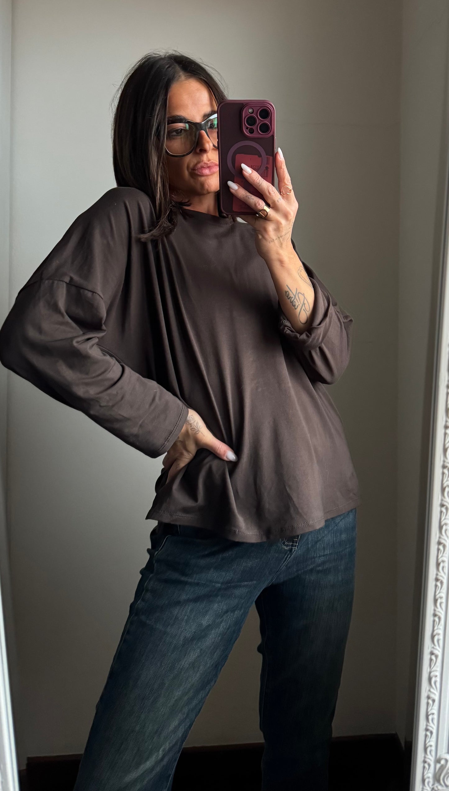 Maglia manica lunga basic