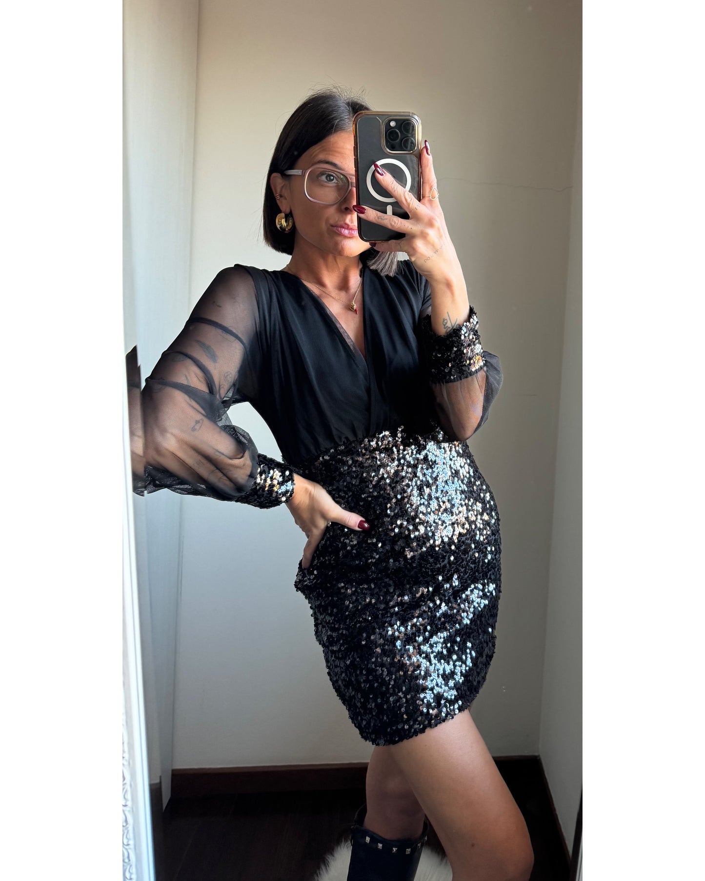 Abito paillettes