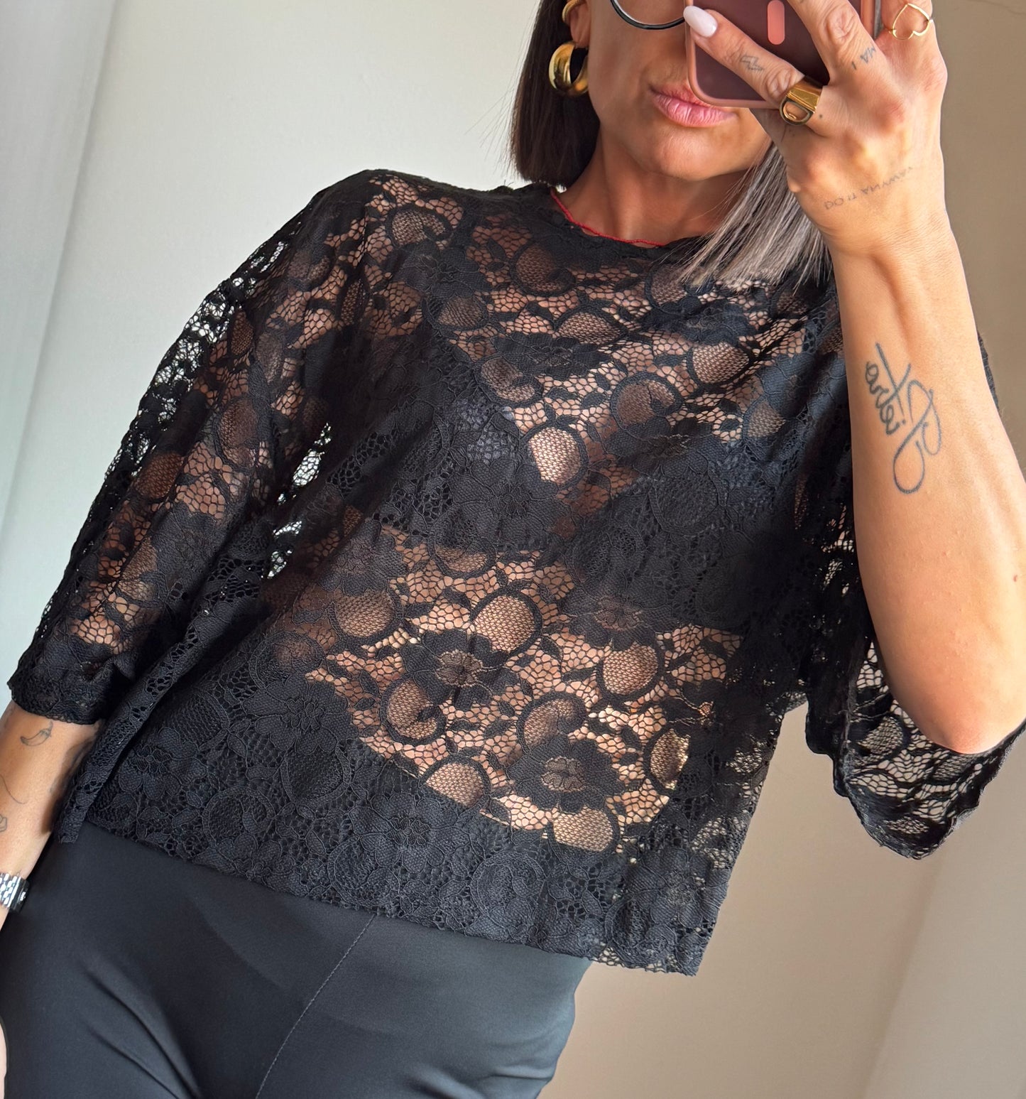 Maglia pizzo Lumina