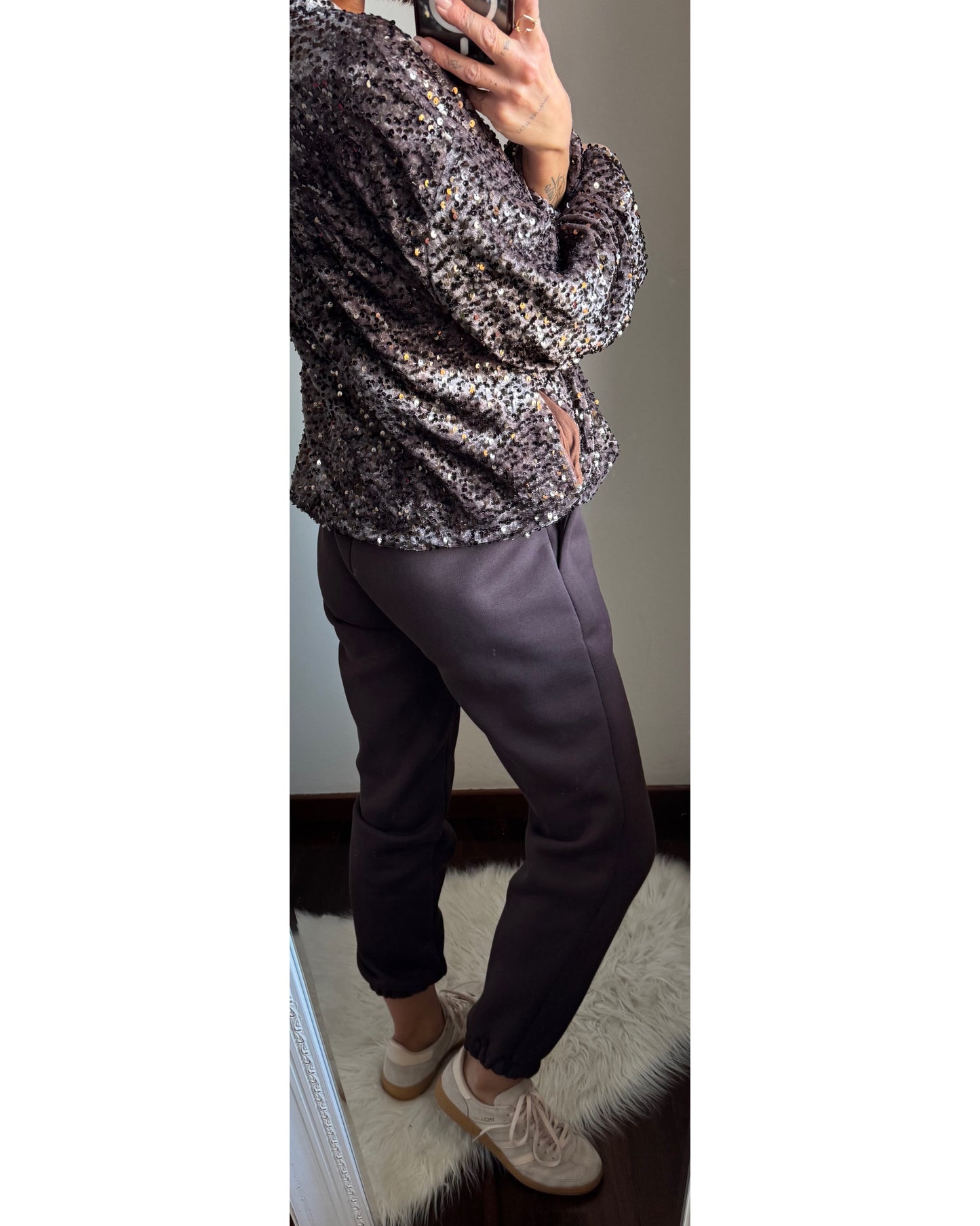 Pantalone tuta Lumina felpato