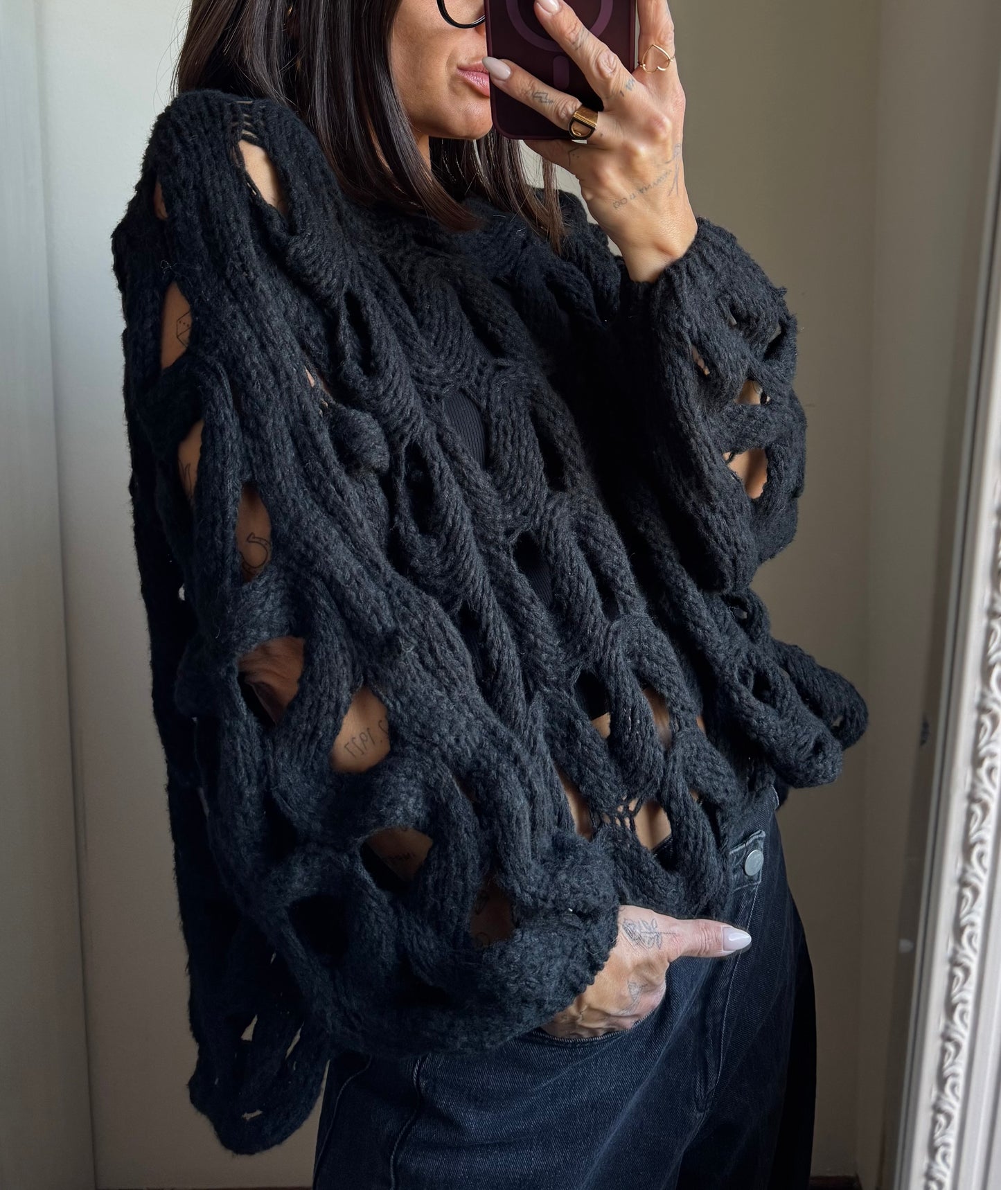 Pullover traforato Altamira