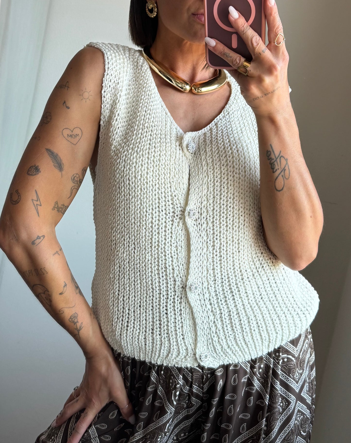 Gilet intrecciato