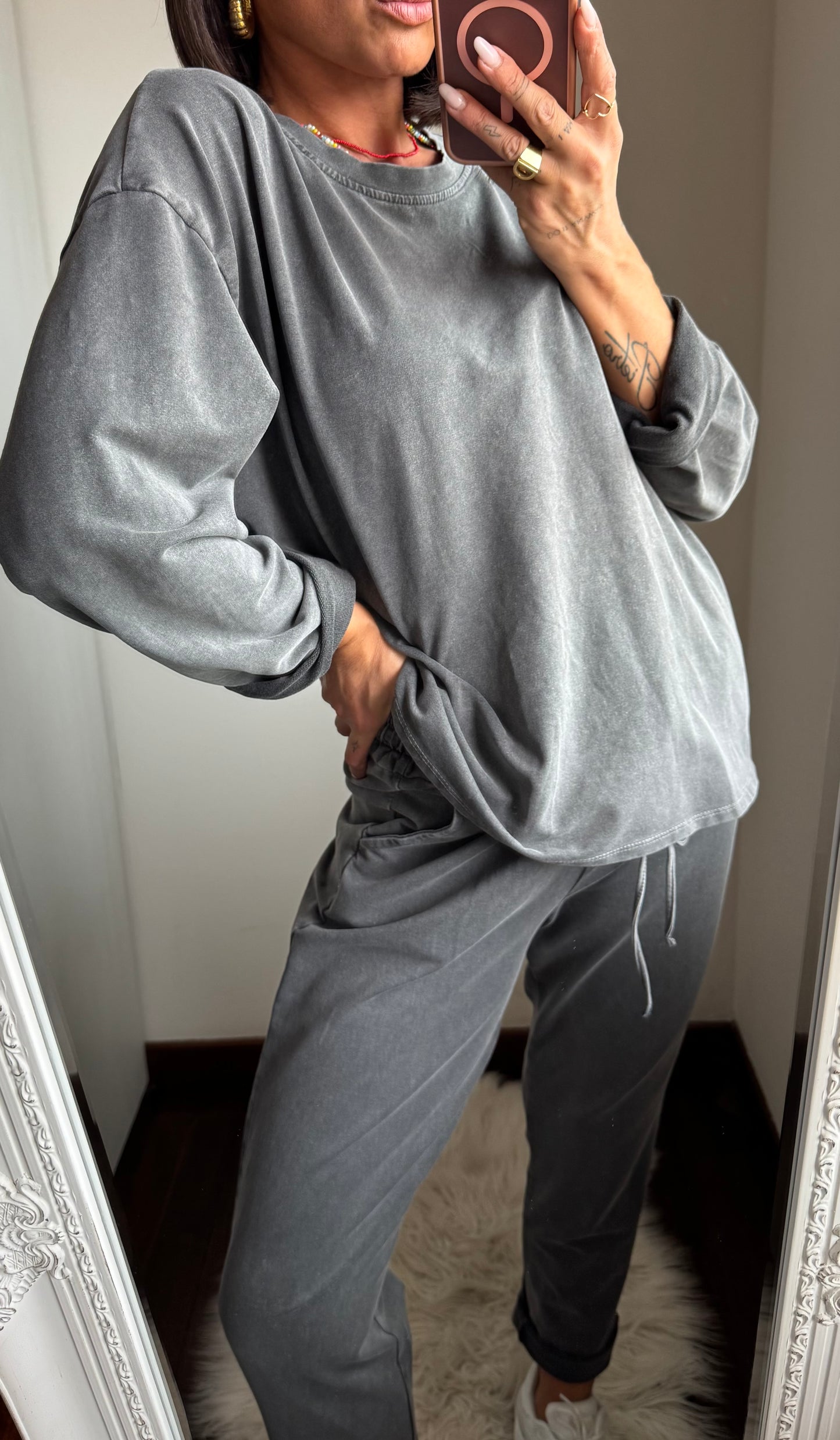 Coordinato tuta Martina STONE WASH