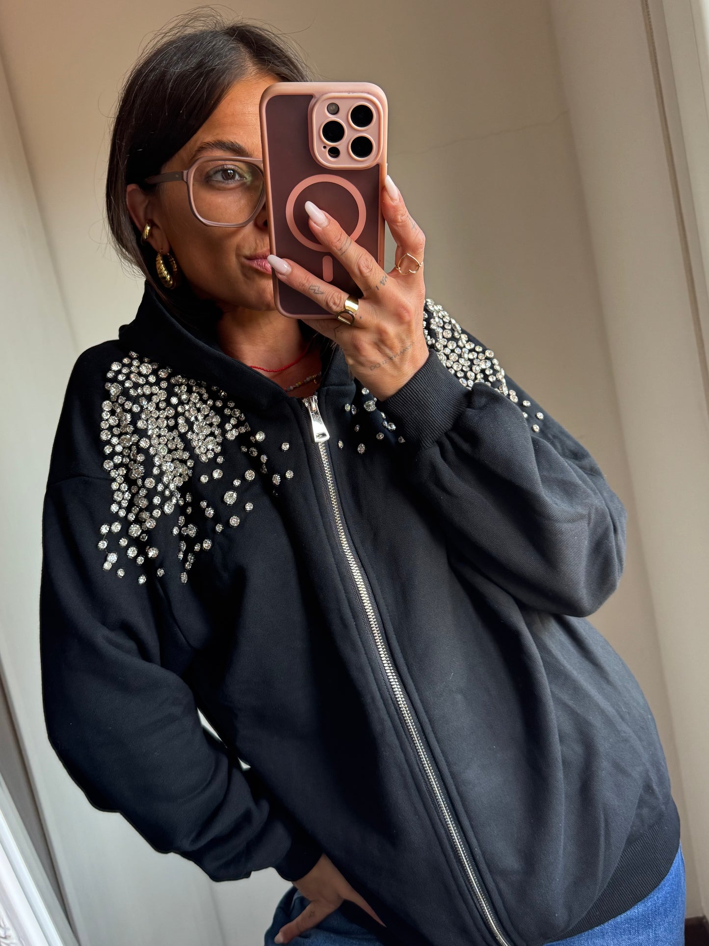 Felpa diamante