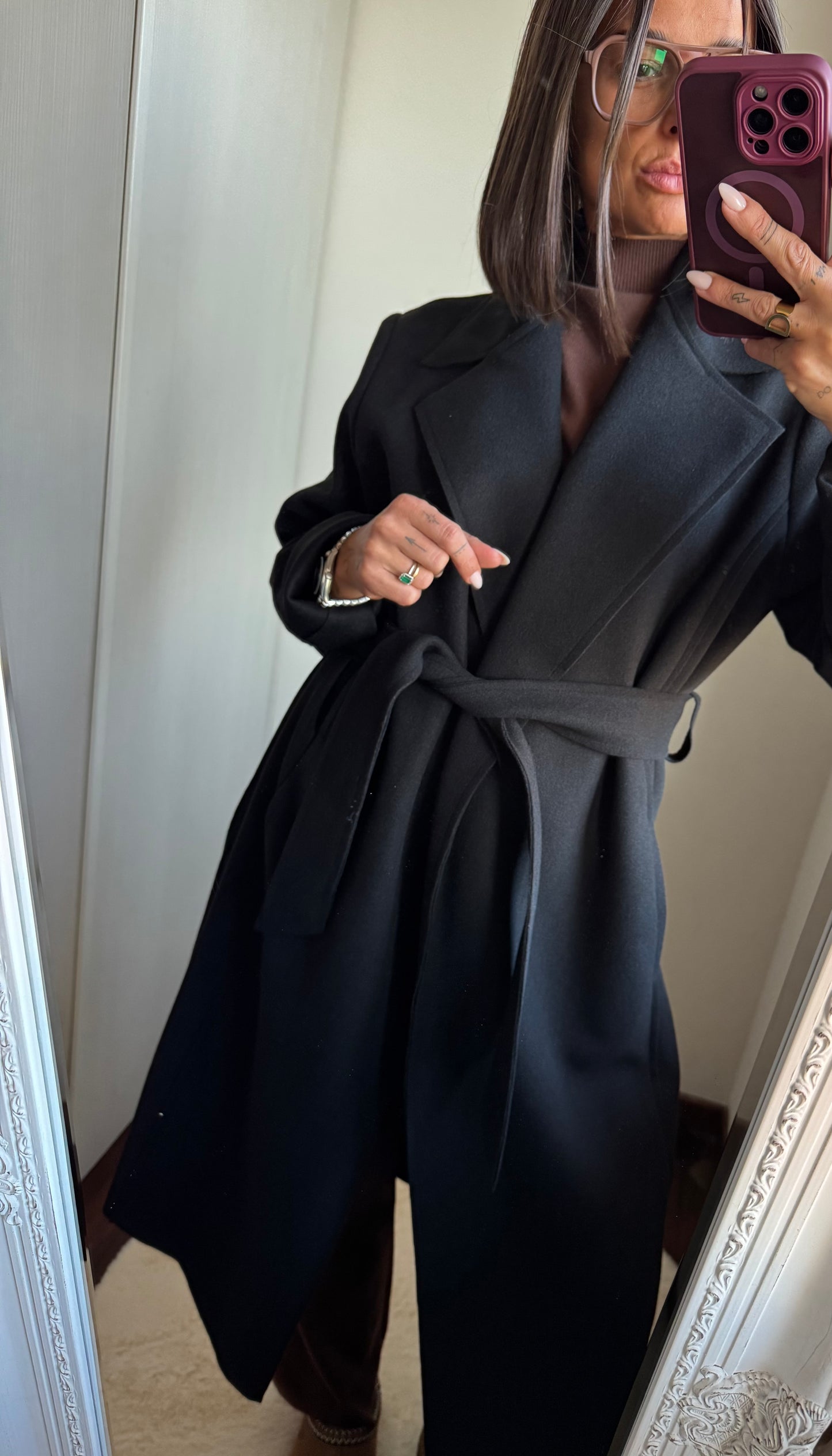 Cappotto in panno TWO WAY