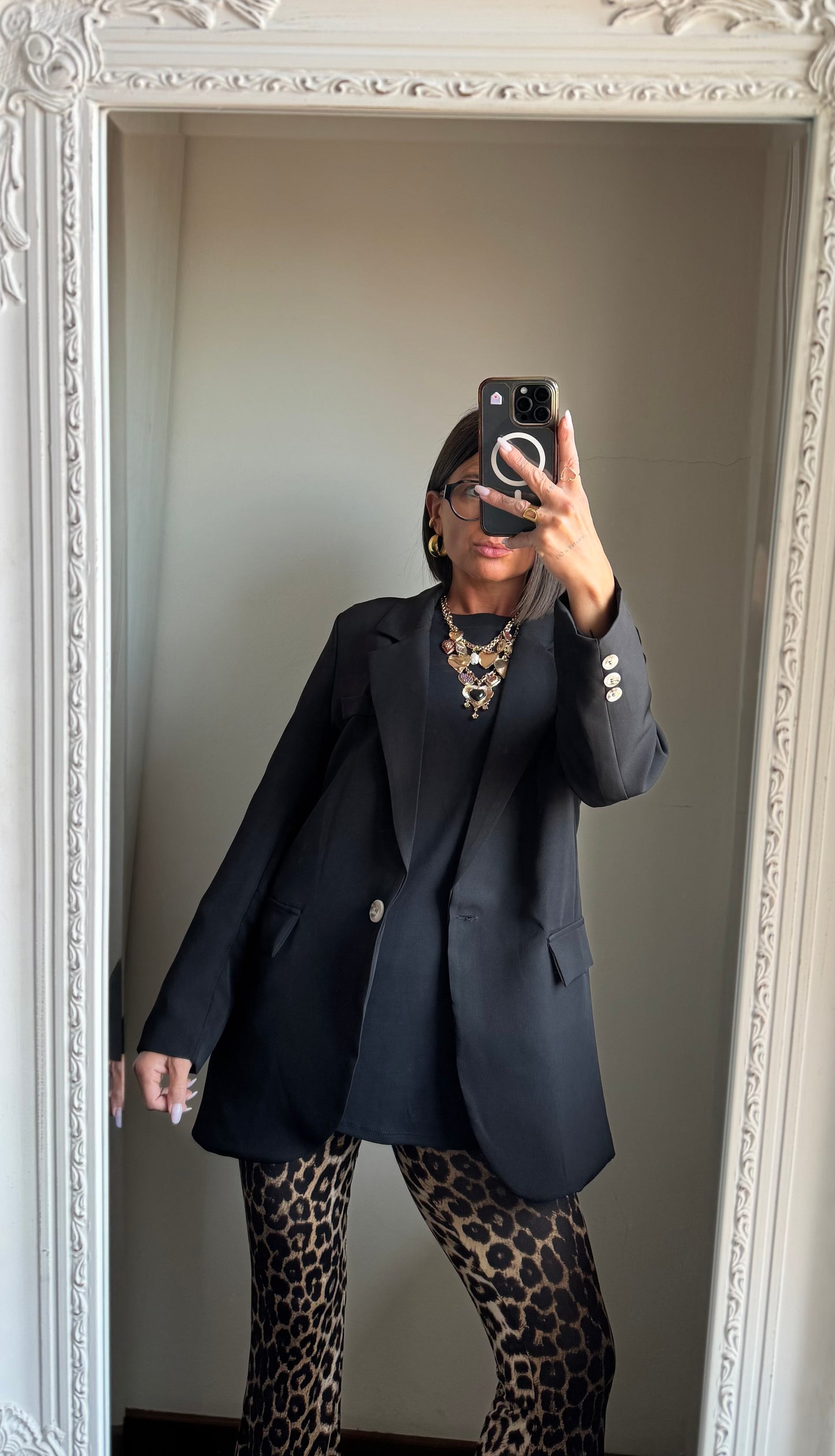Blazer oversize black