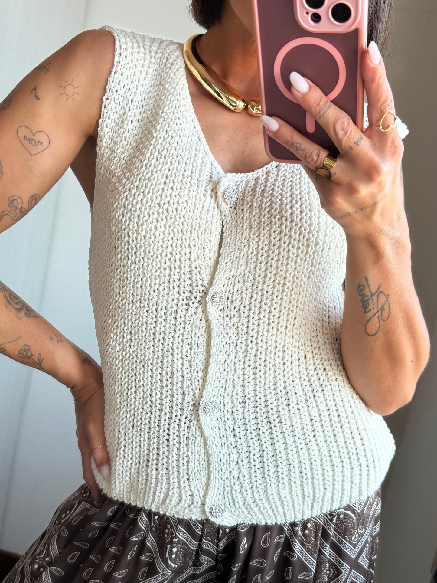 Gilet intrecciato