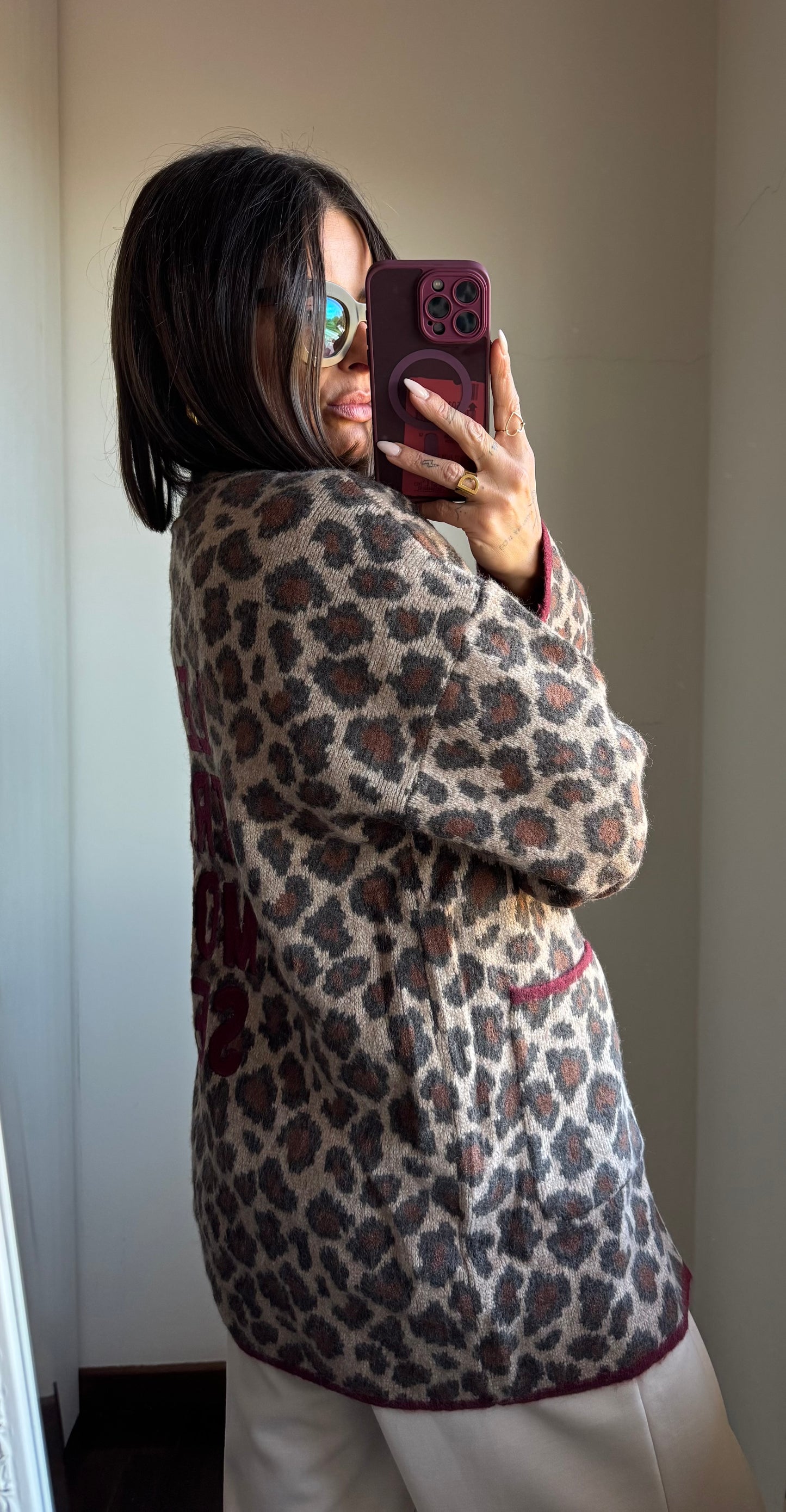 Cardigan LESS STRESS MORE SEX