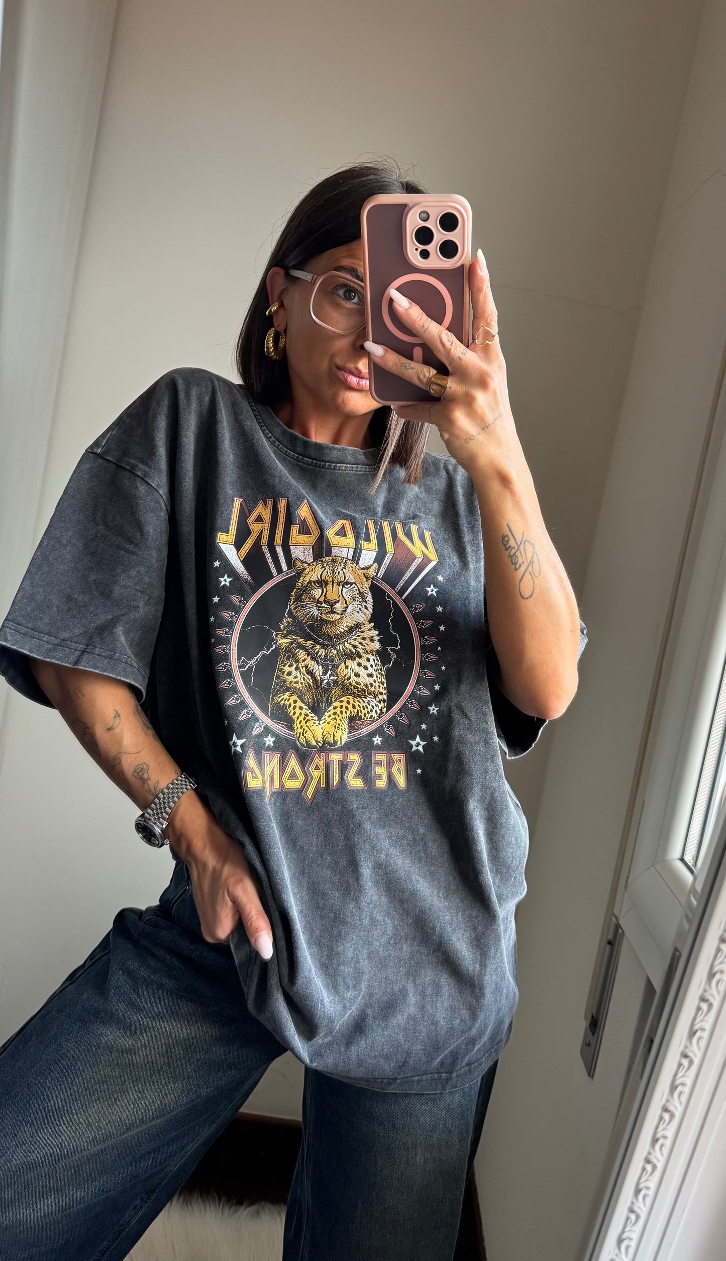 T-shirt oversize WILD