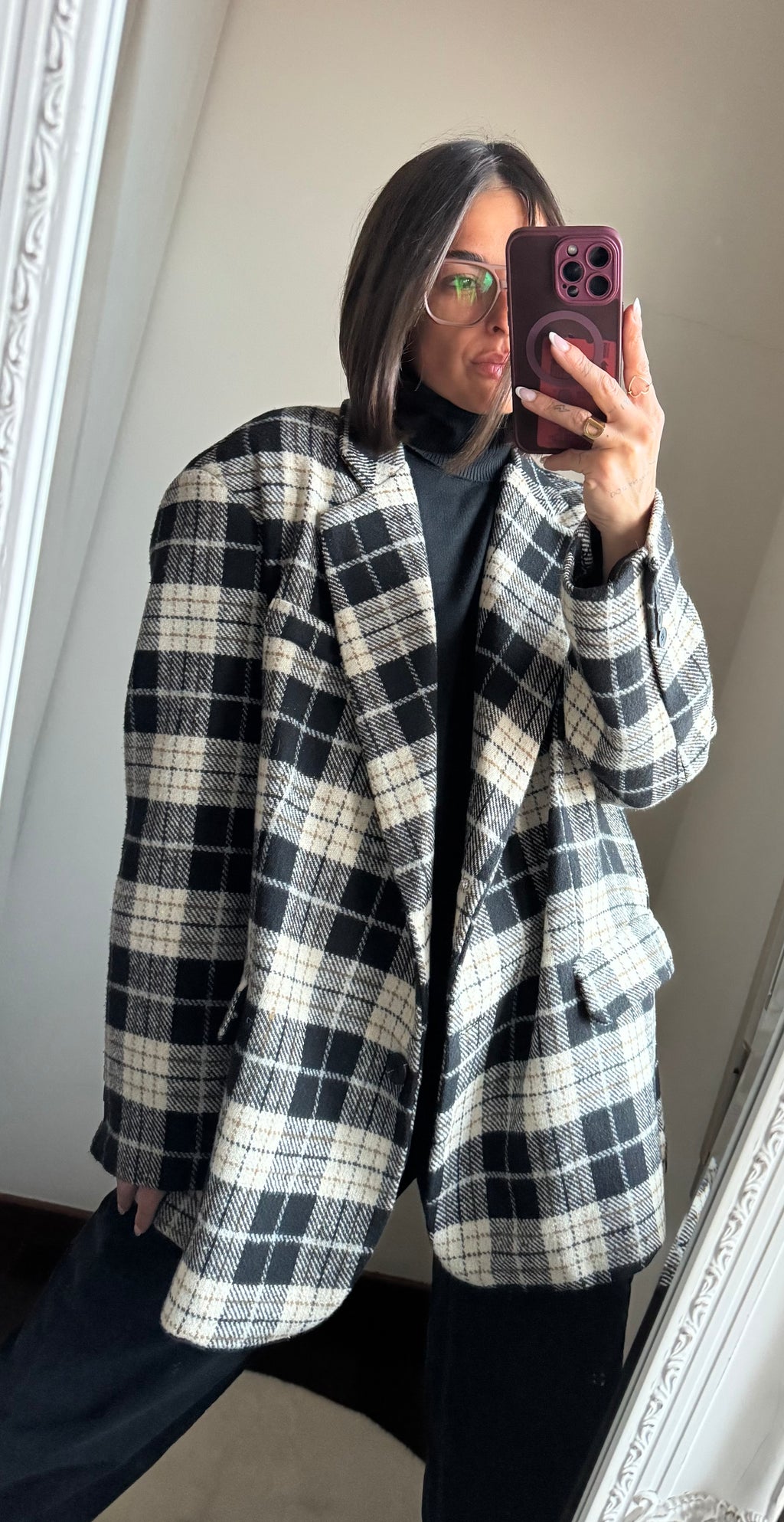 Blazer check over Lumina