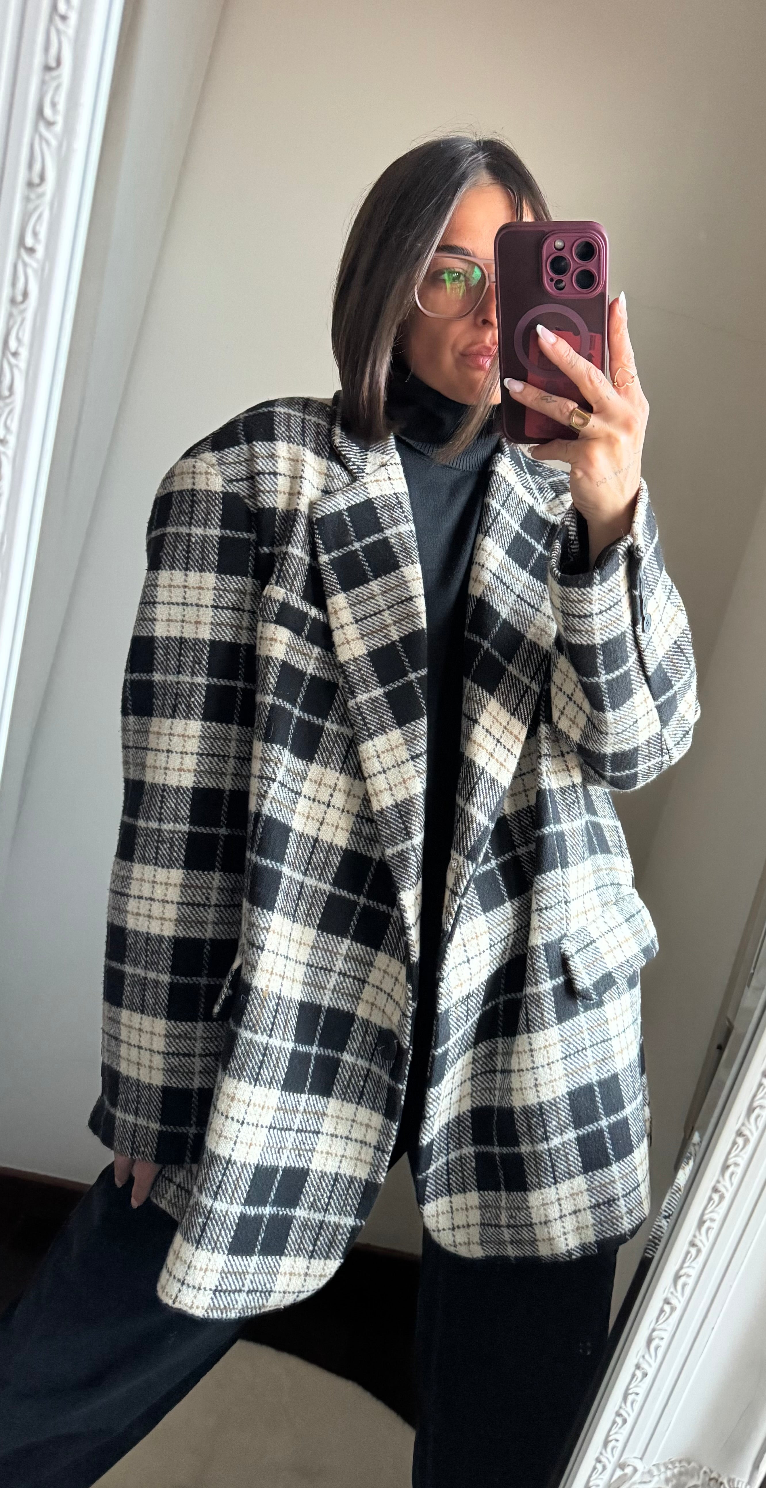 Blazer check over Lumina