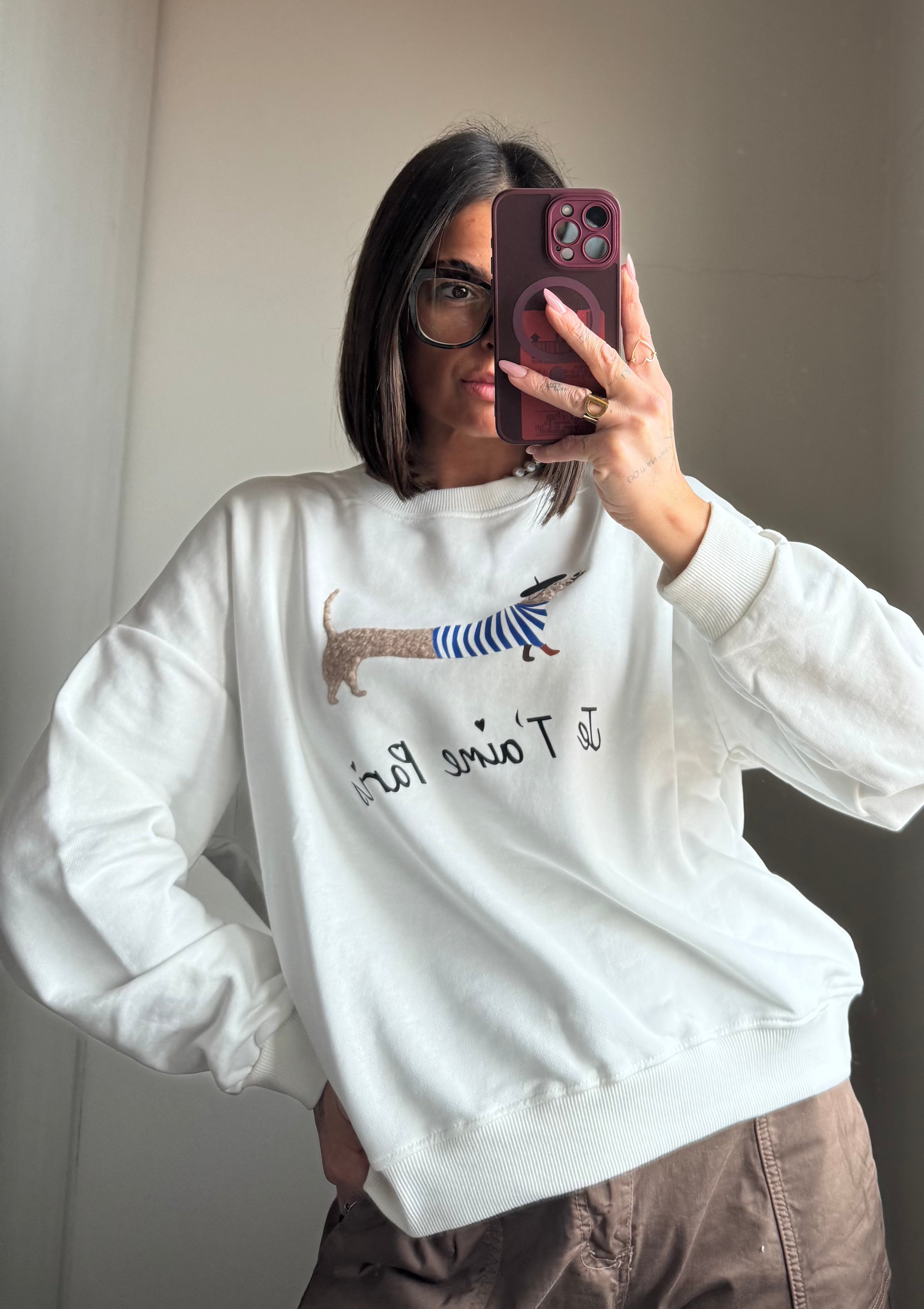 Felpa JE T’AIME PARIS