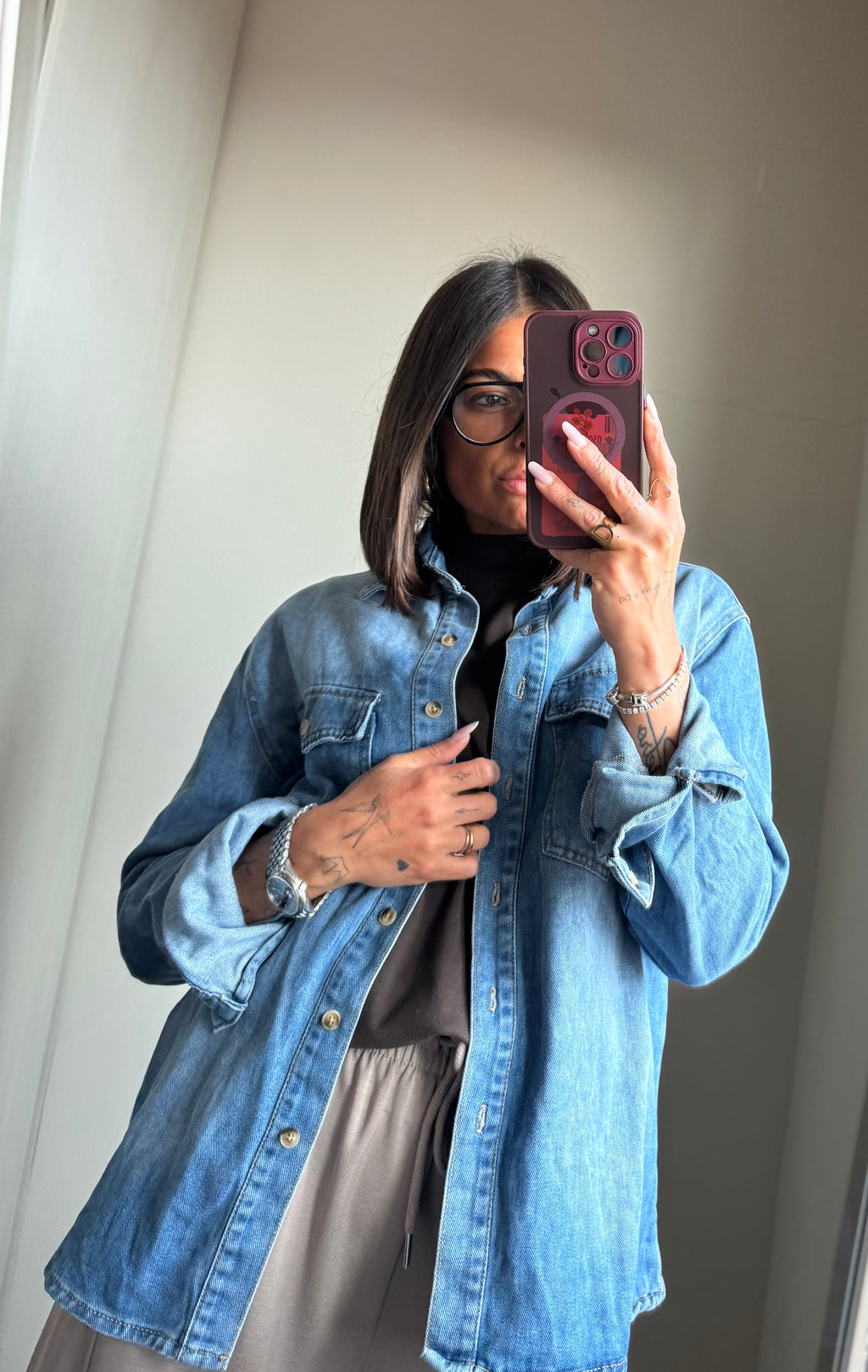 Camicia in denim