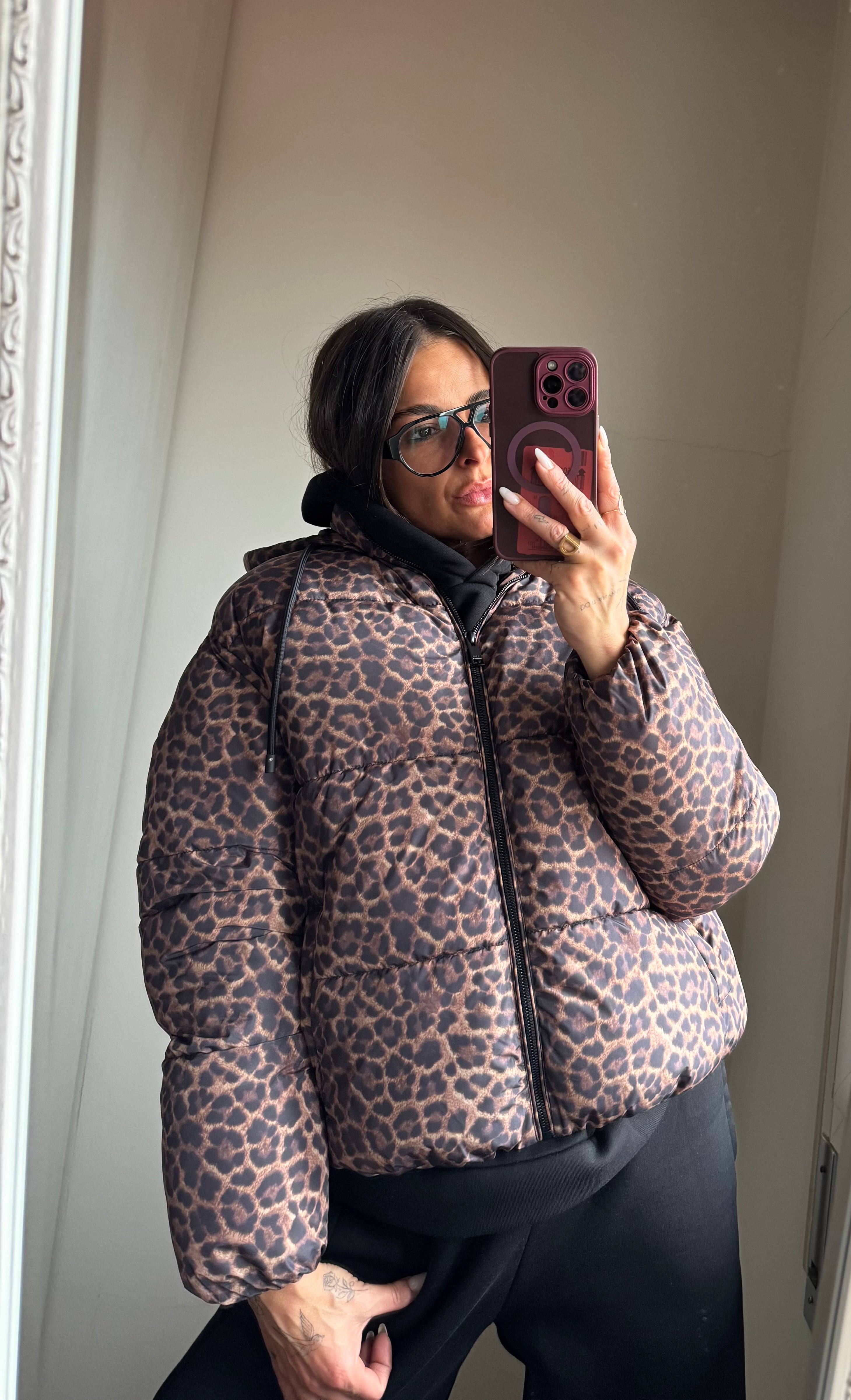 Giacca imbottita macula