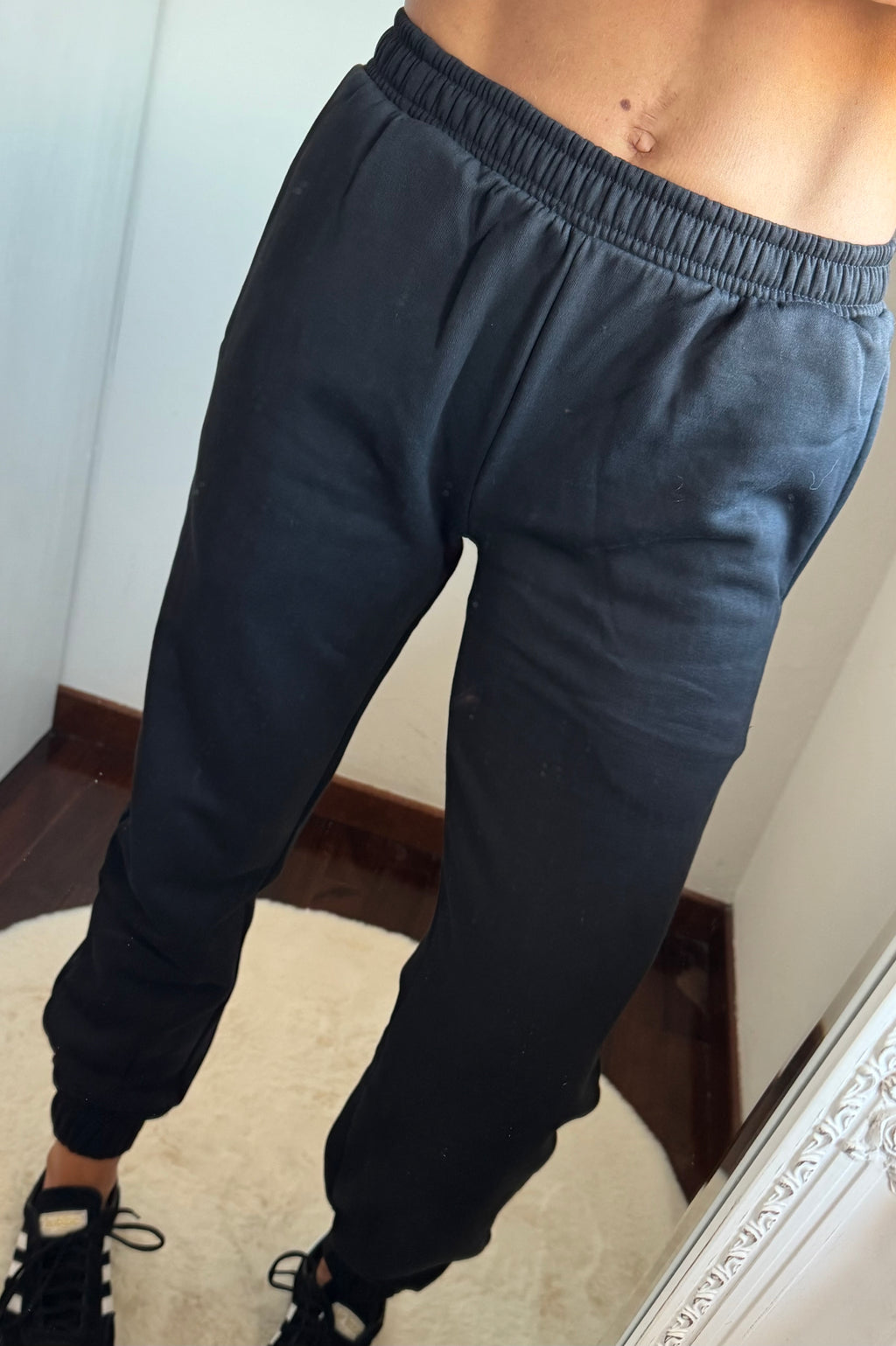 Pantalone tuta felpato