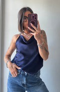 Canotta satin