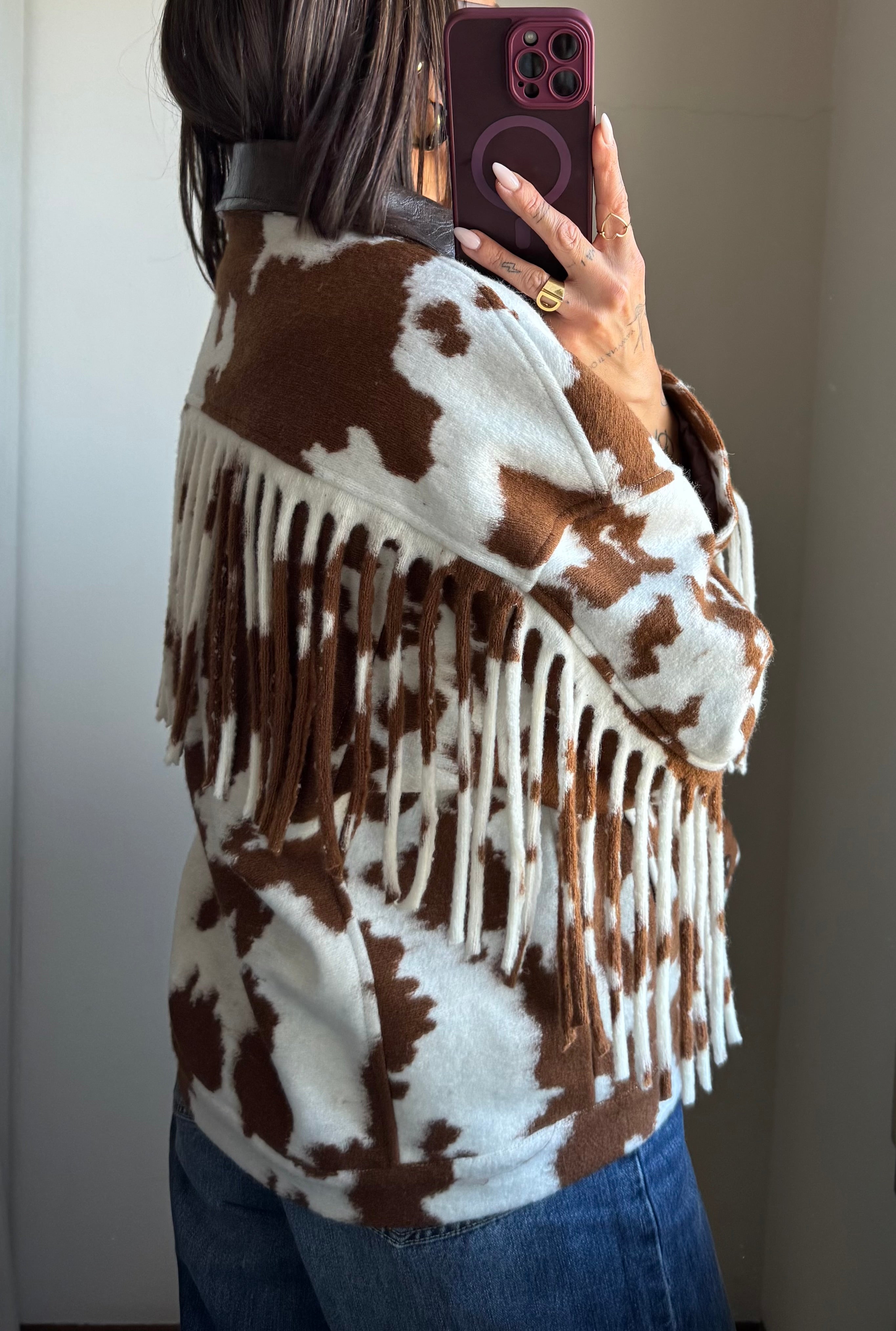 Giacca frange Lumina