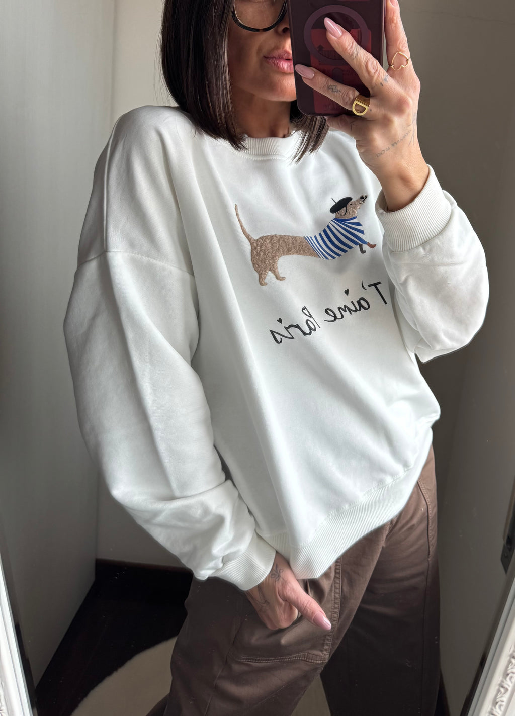 Felpa JE T’AIME PARIS