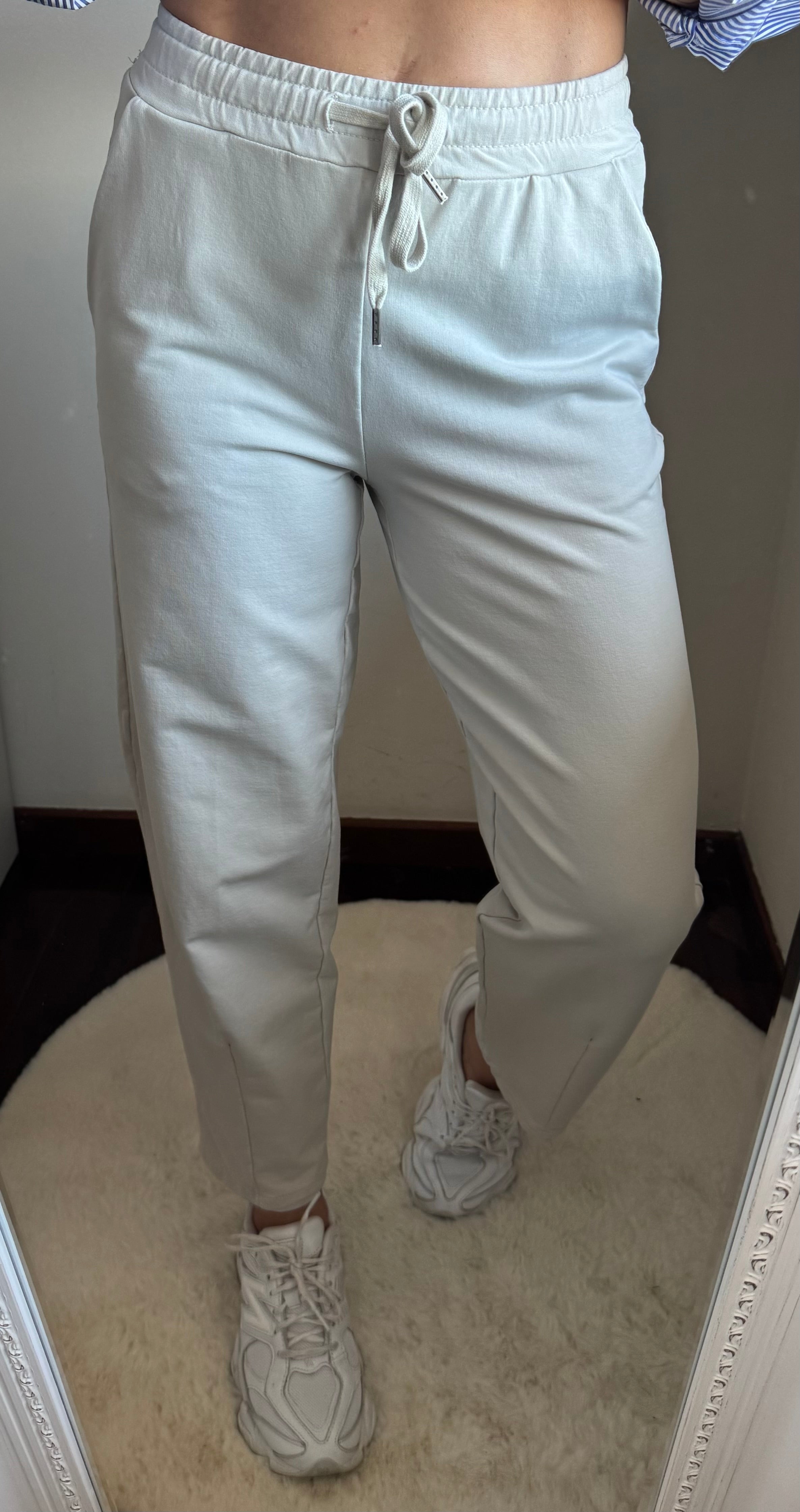 Pantalone jogger strutturato