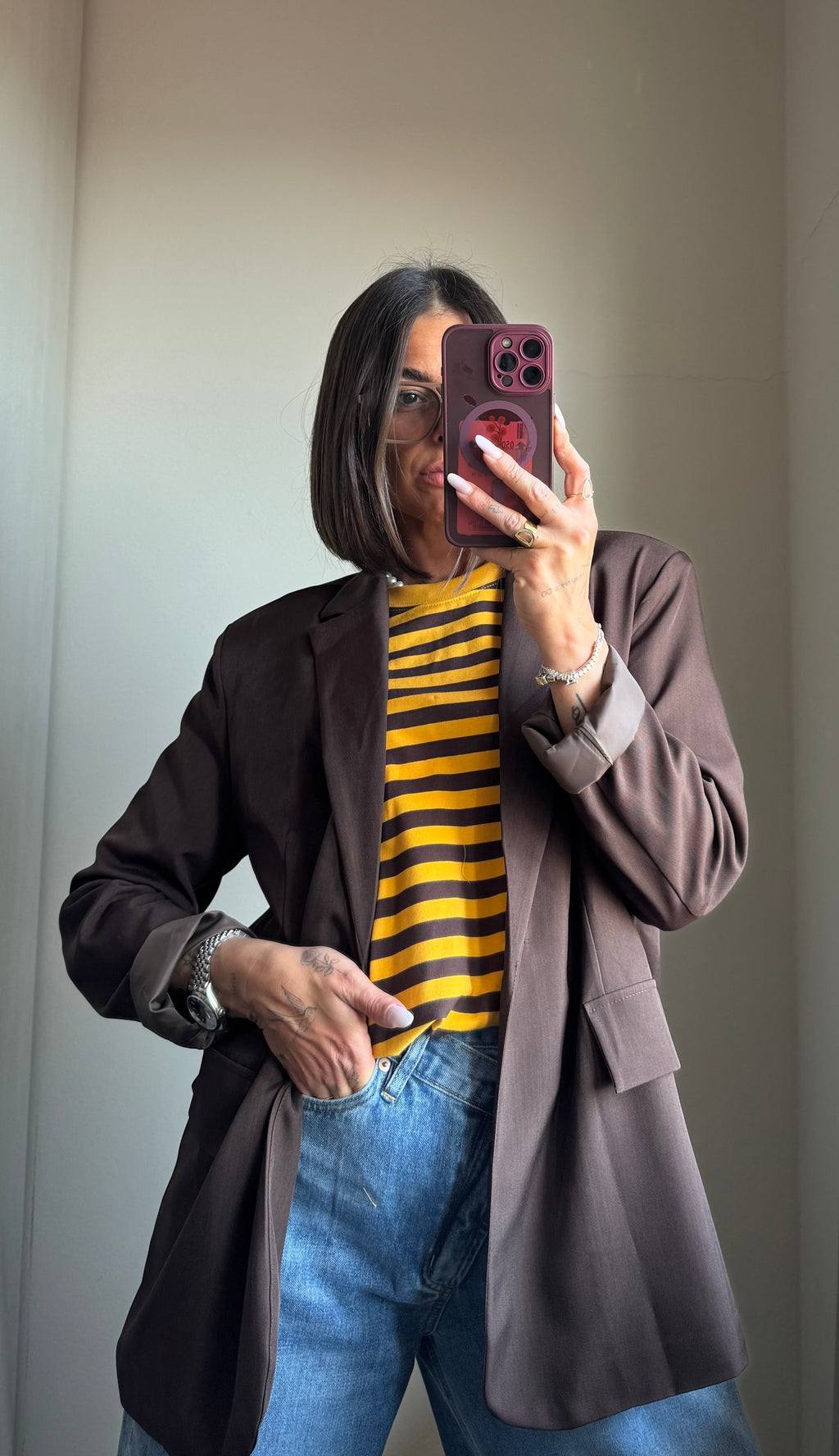 Blazer Mavi