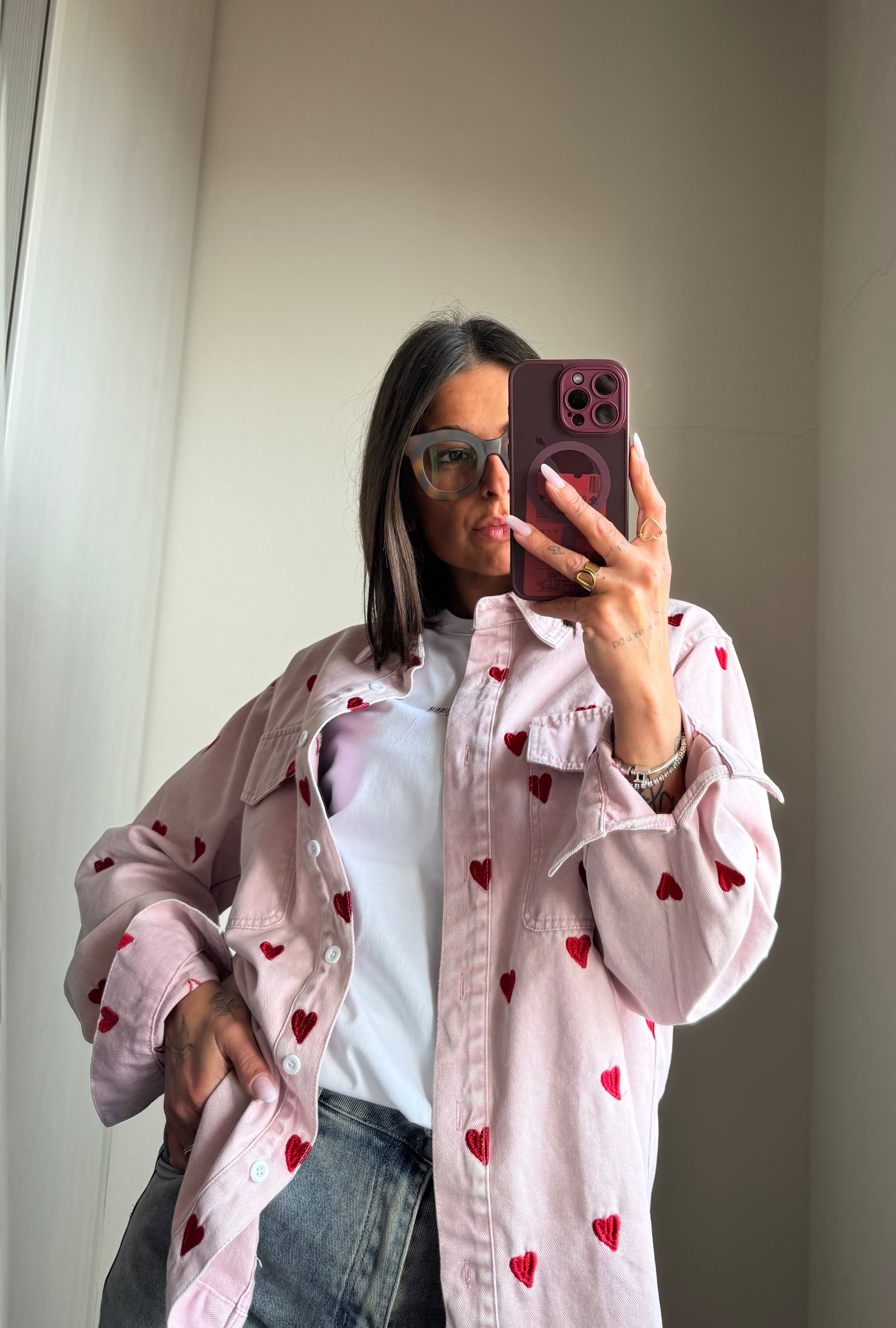 Giacca a camicia LOVE