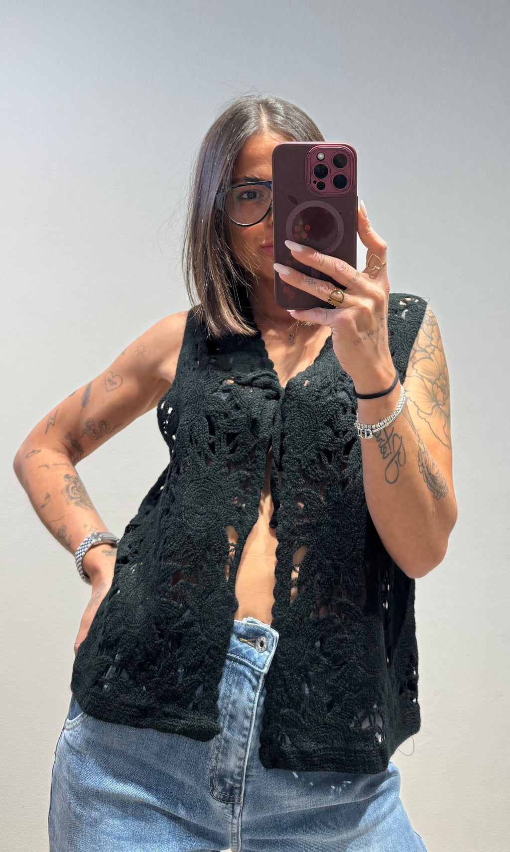 Gilet in crochet