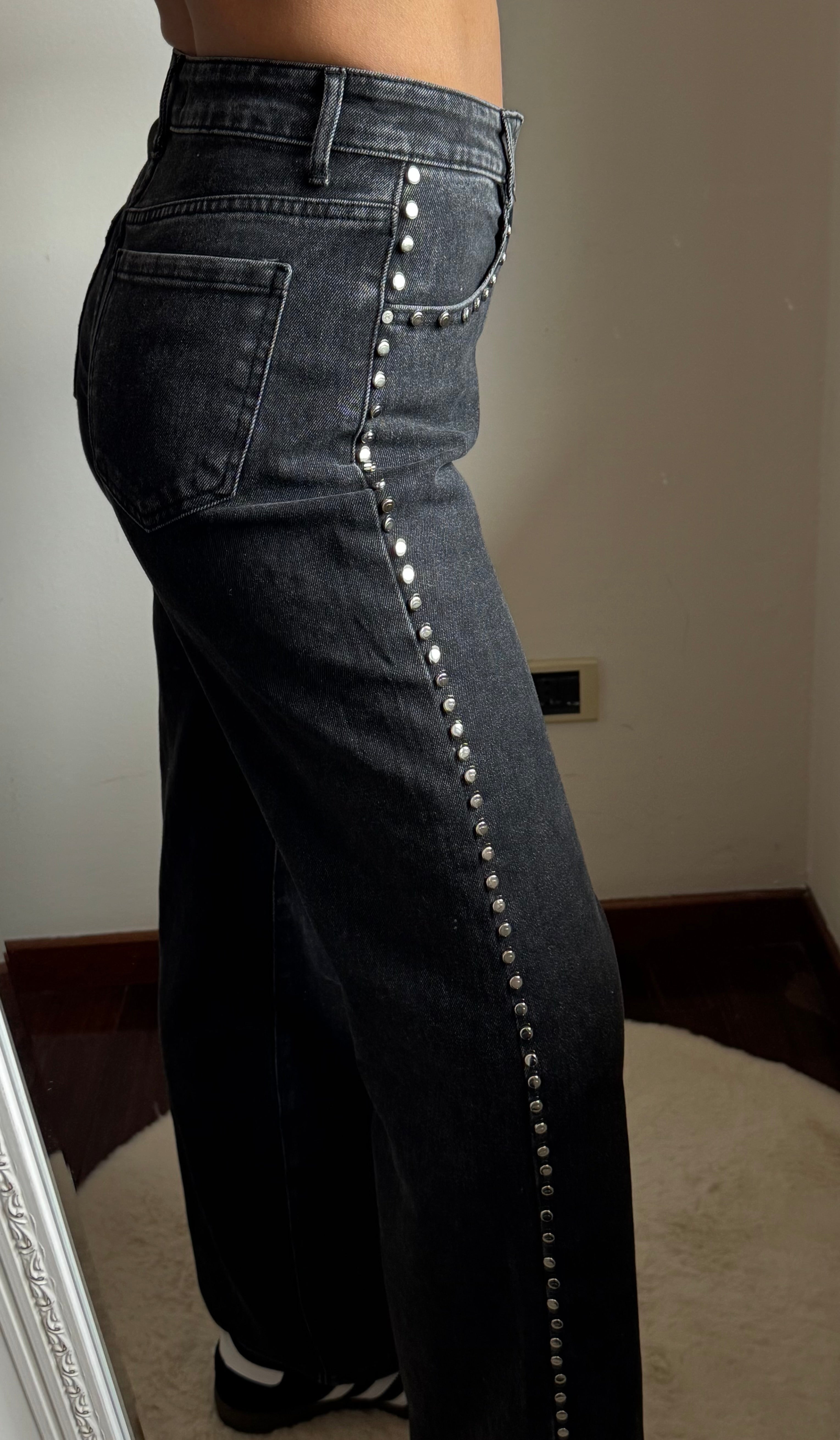 Jeans borchie