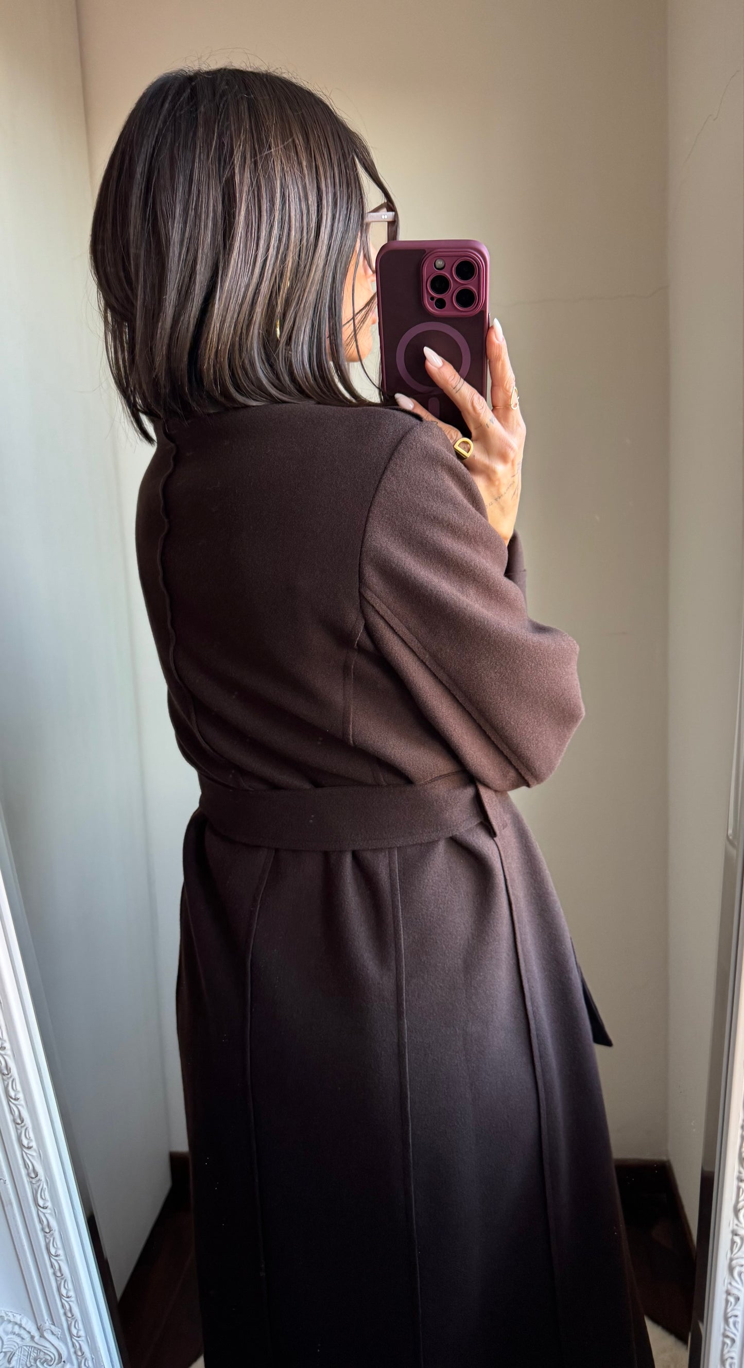 Cappotto in panno TWO WAY