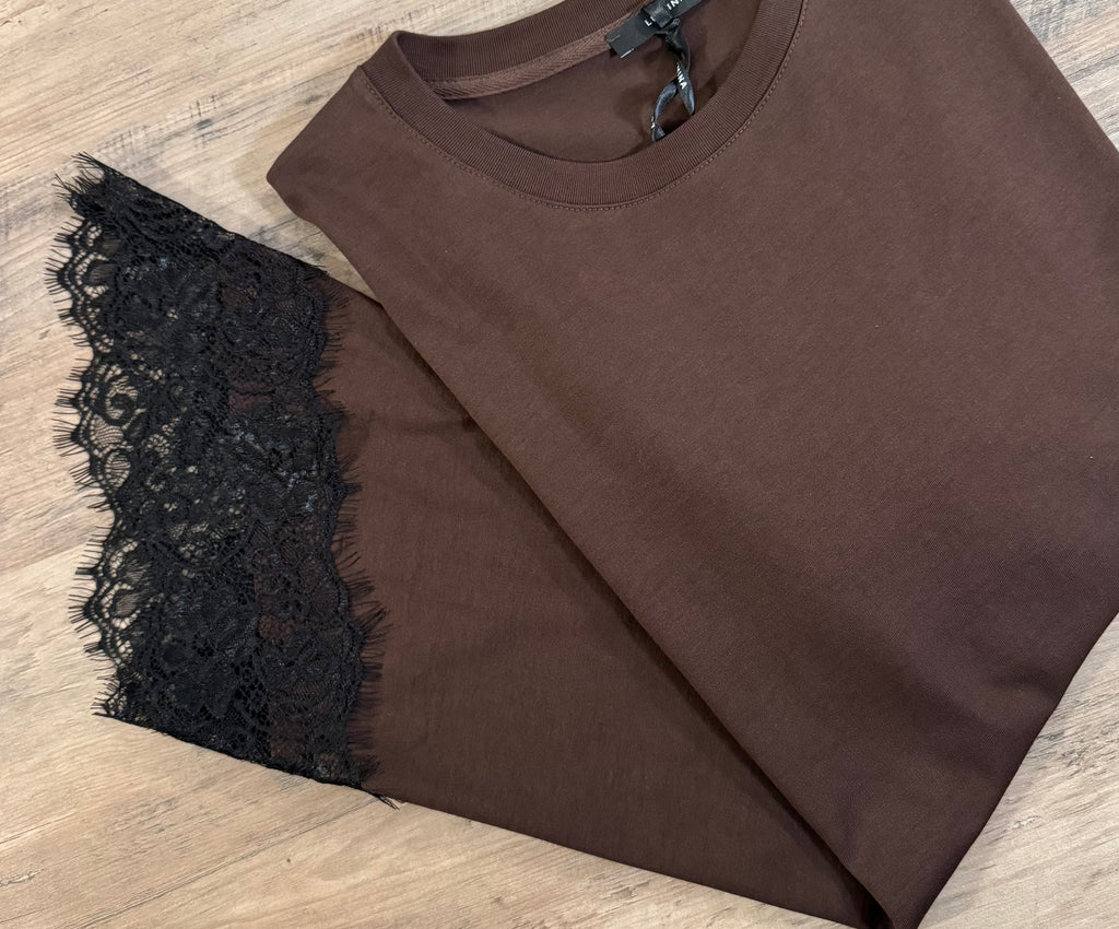 T-shirt pizzo Lumina