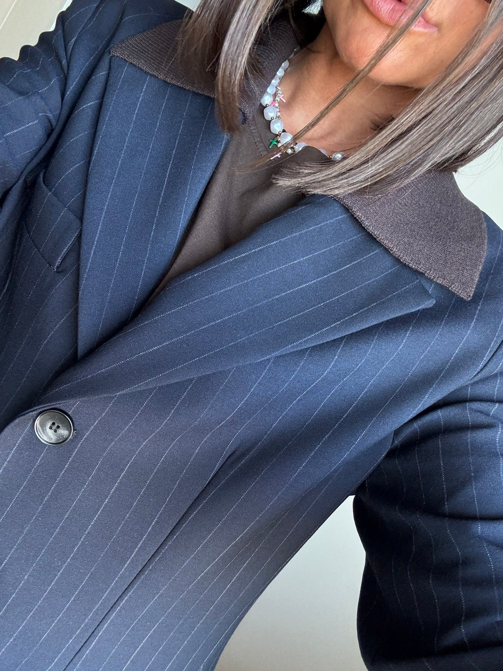 Blazer con inserti Lumina