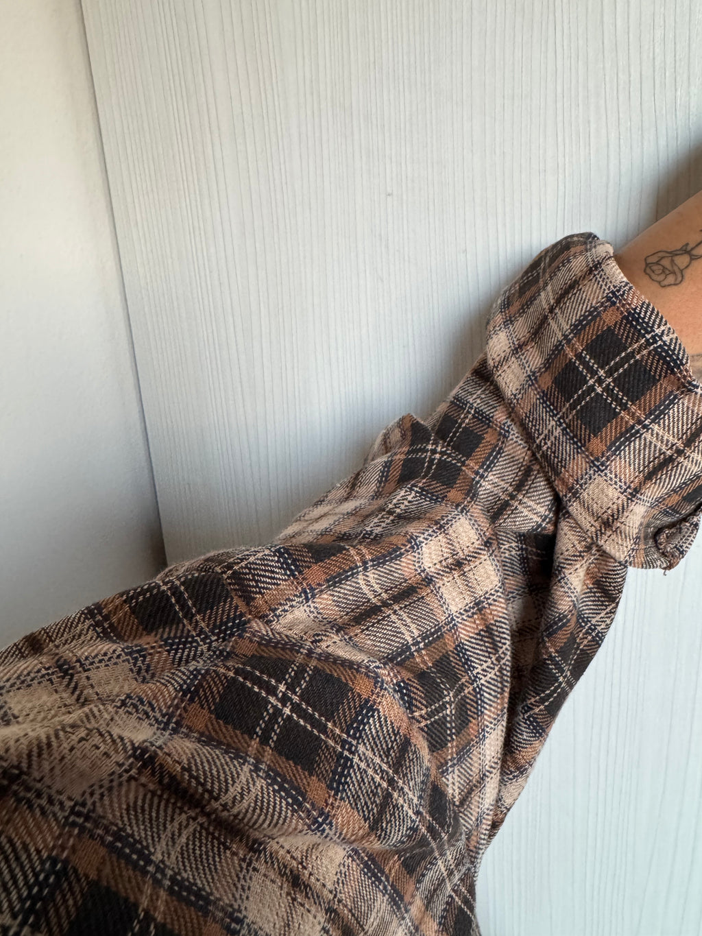 Camicia check cotone