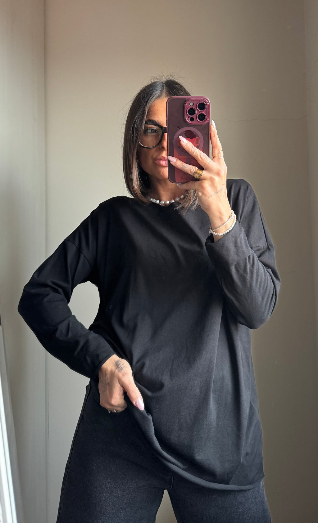 Maglia taglio laser LARGE FIT