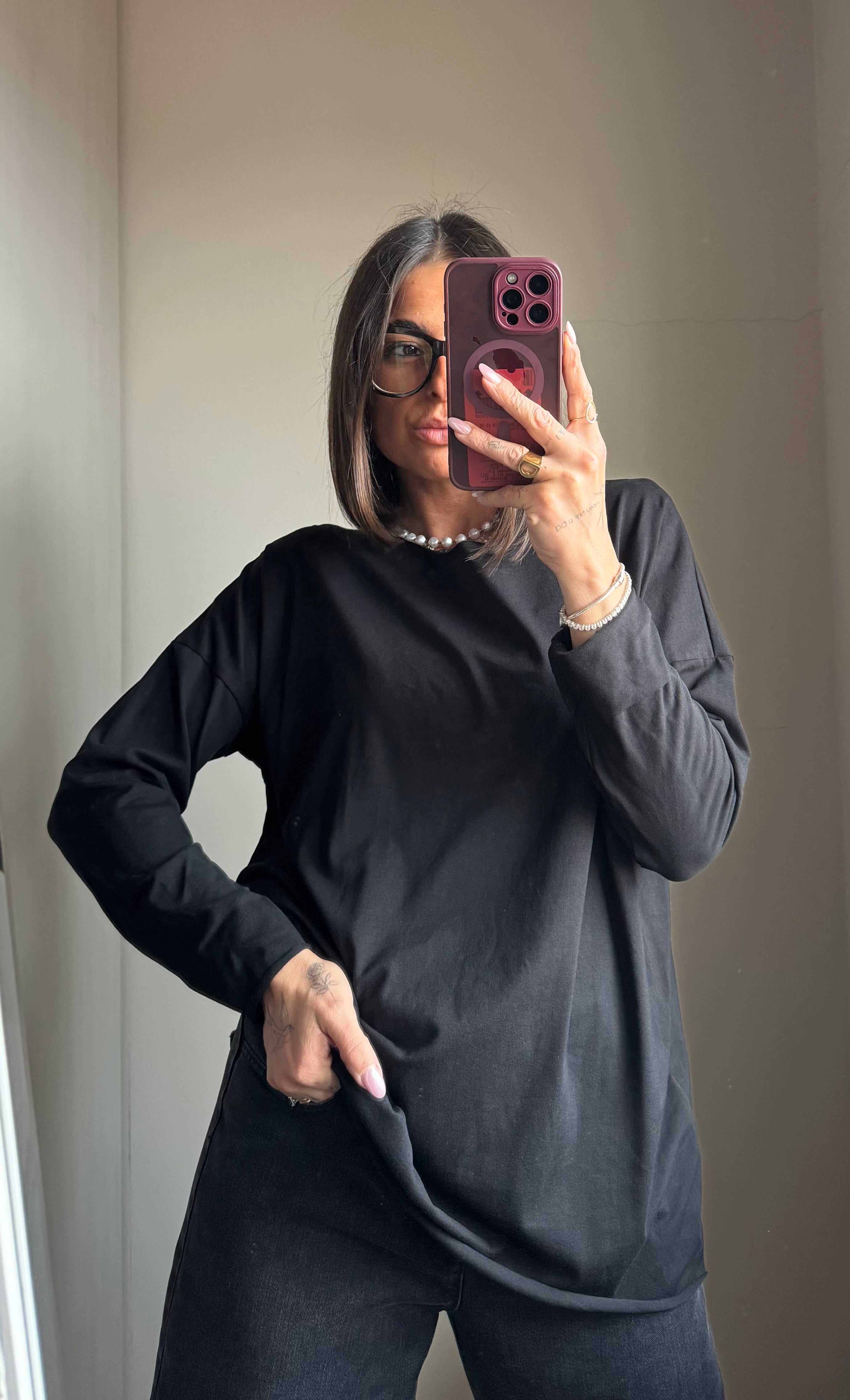 Maglia taglio laser LARGE FIT