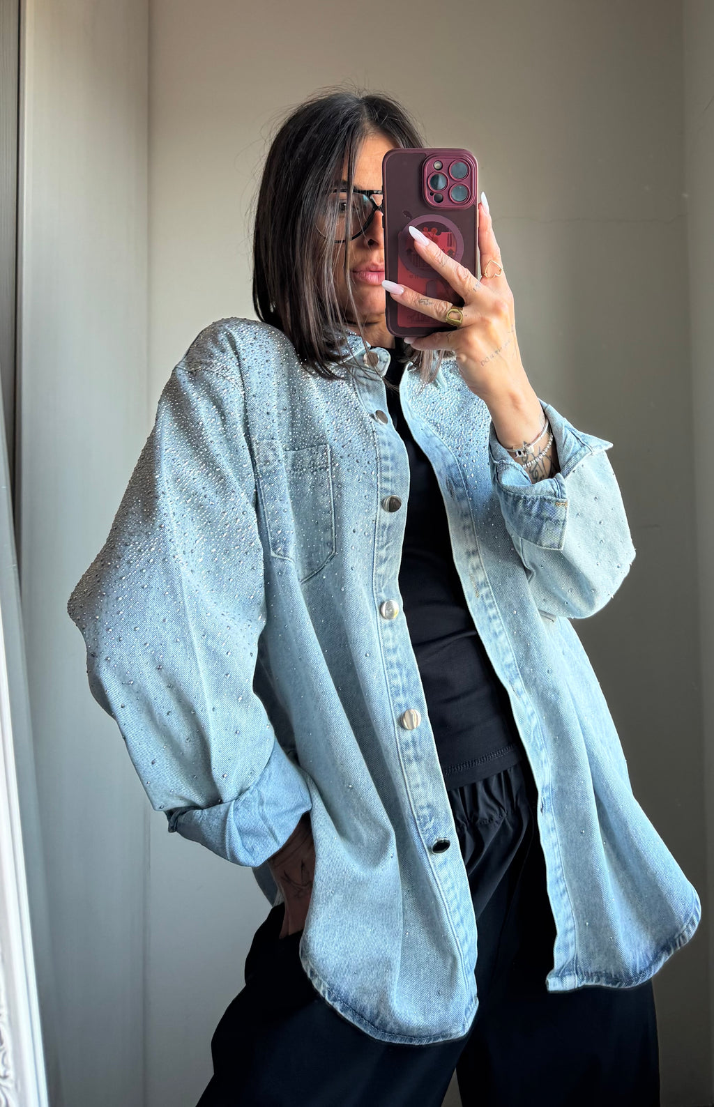 Giacca a camicia Laila