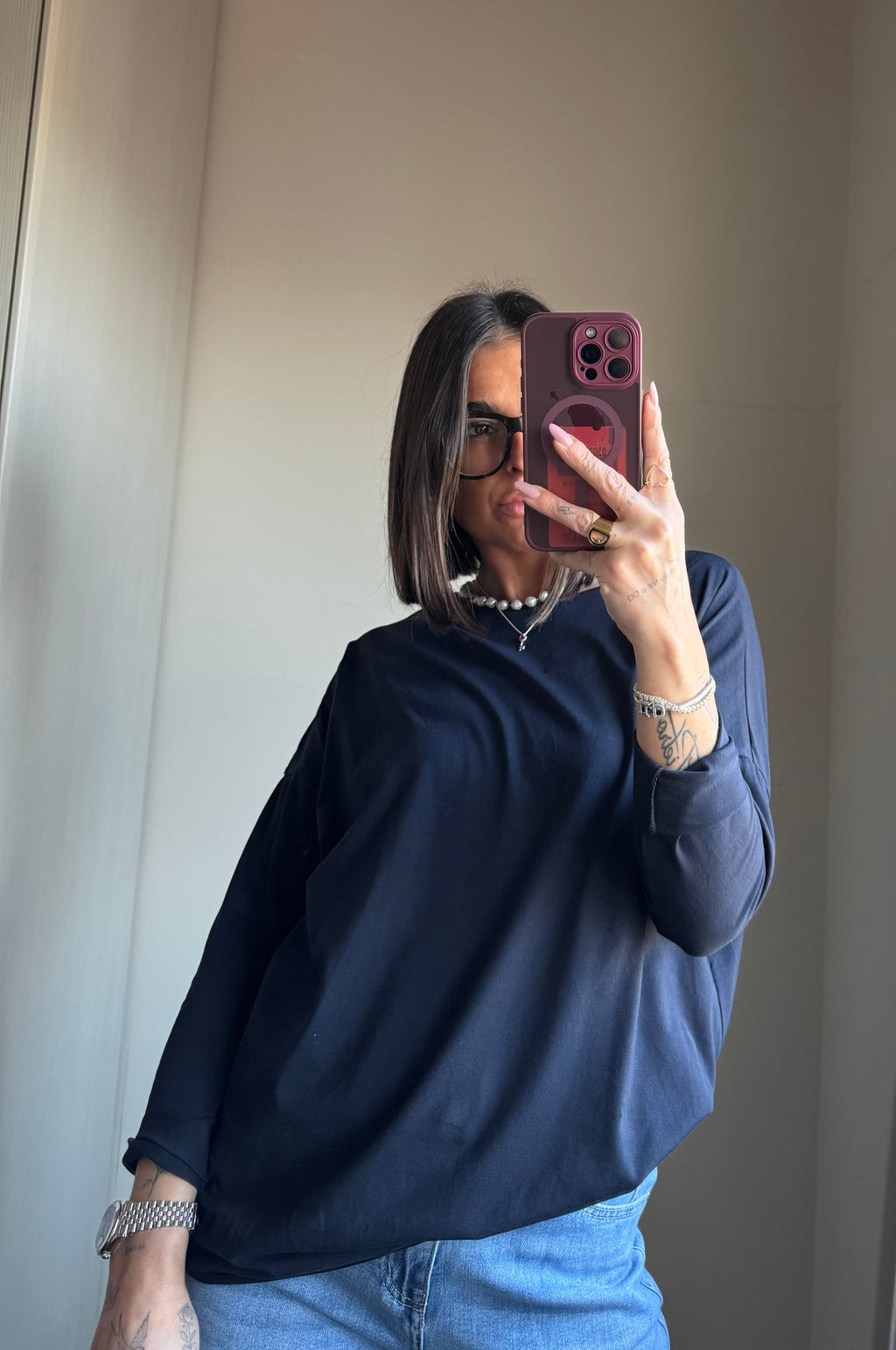 Maglia taglio laser LARGE FIT