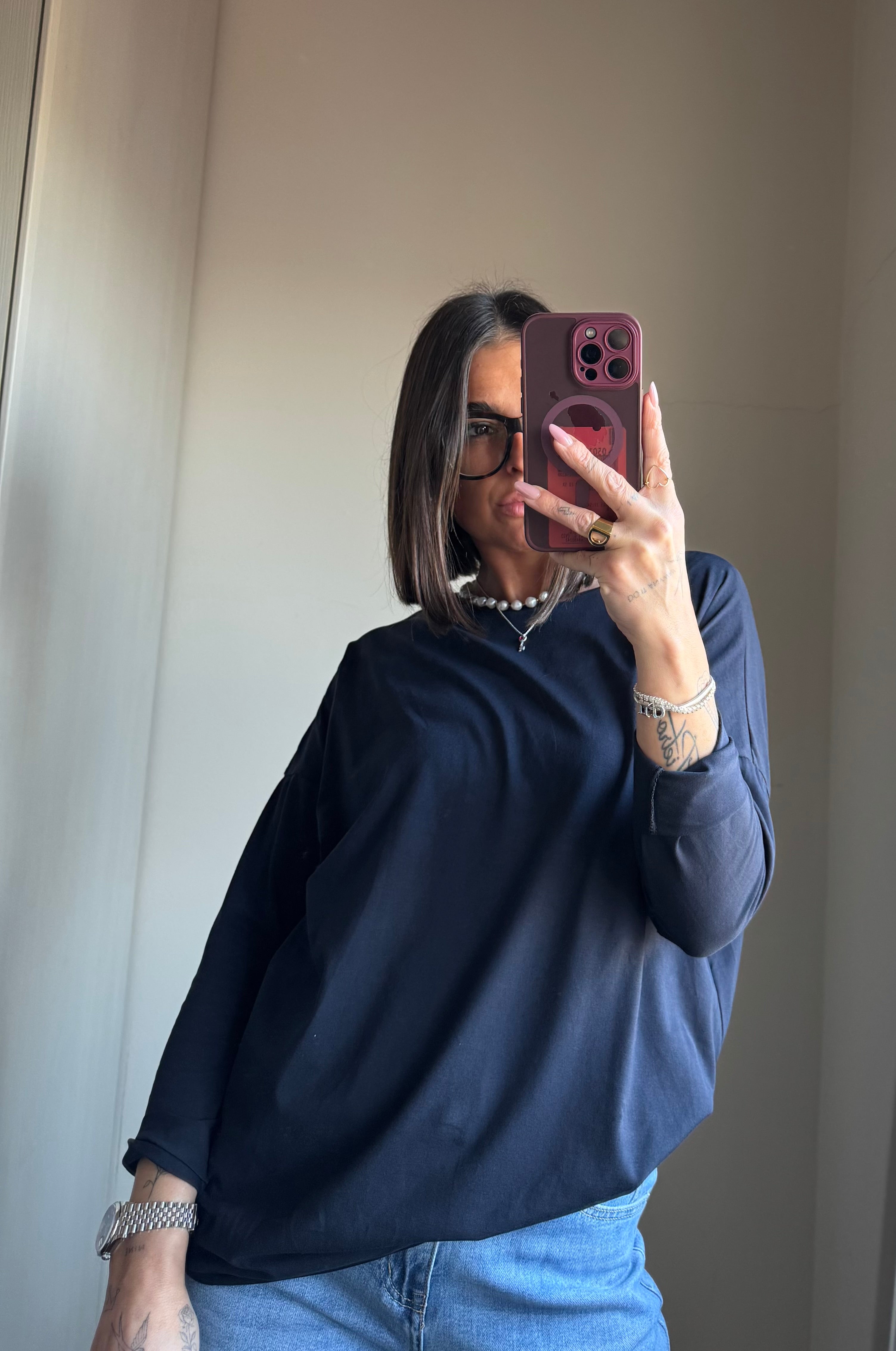 Maglia taglio laser LARGE FIT