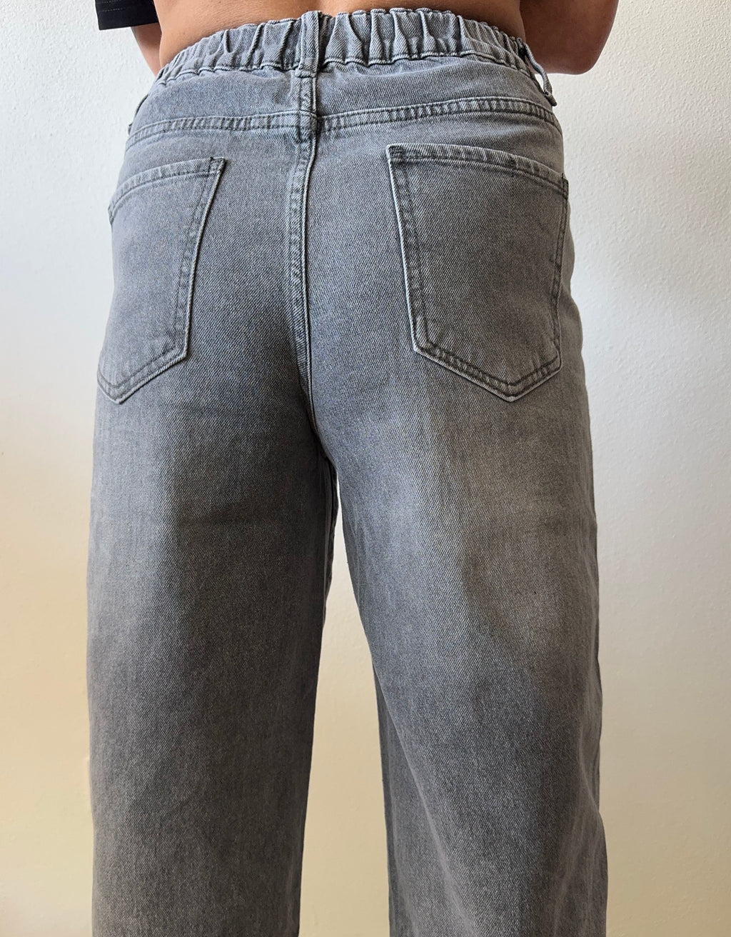 Jeans MOMFIT c/elastico GRIGIO