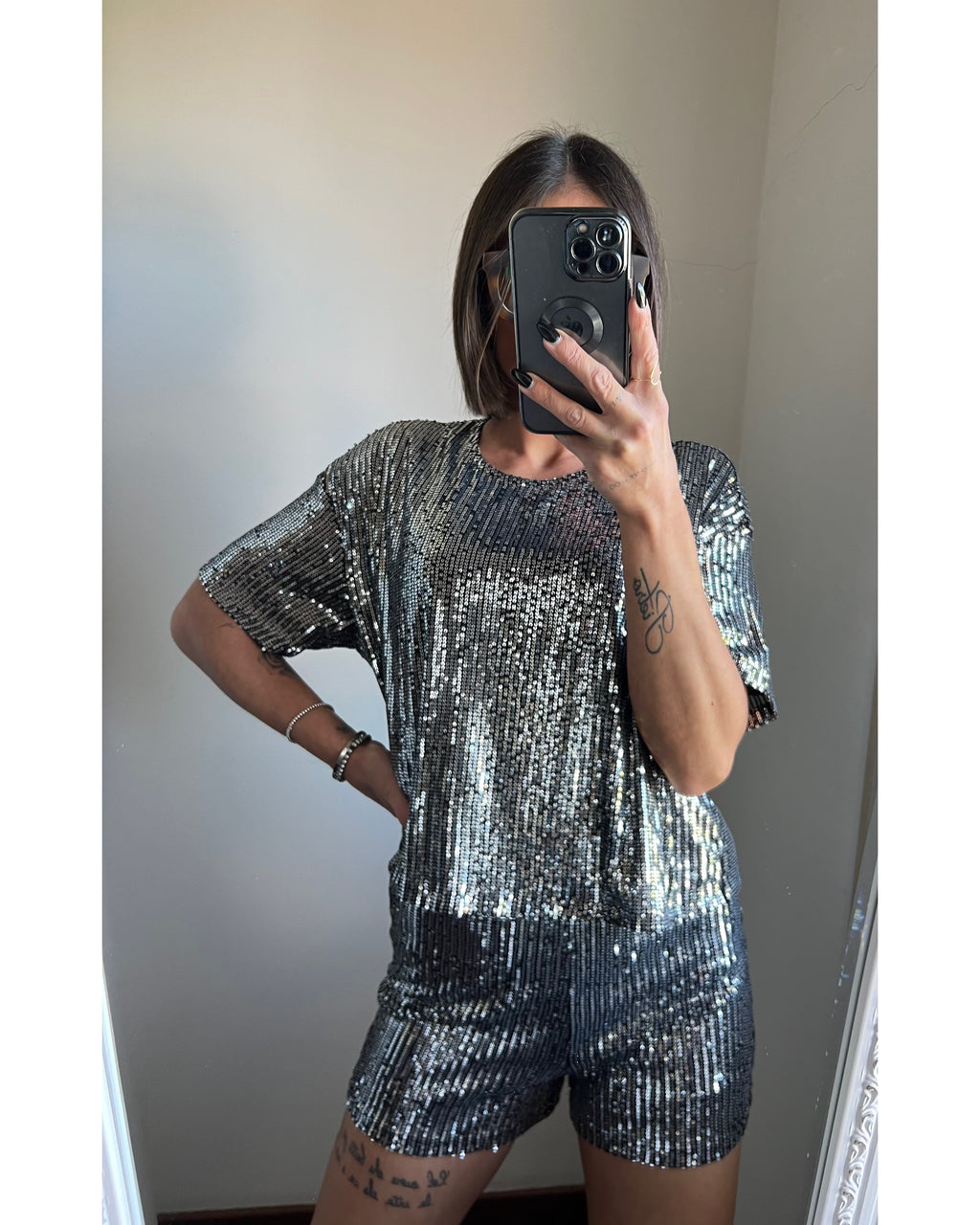 Coordinato paillettes