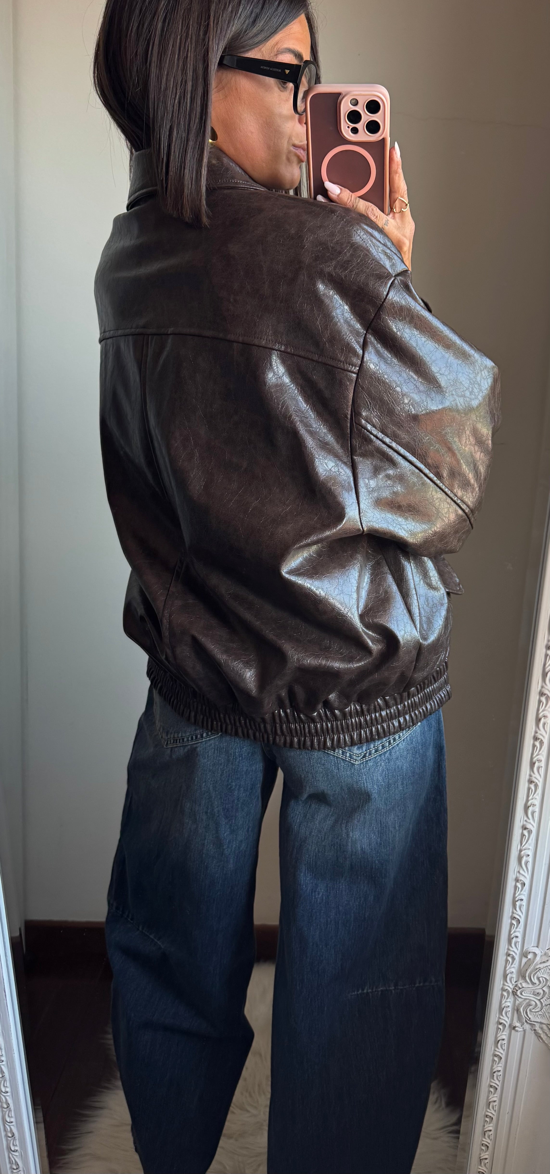 Bomber ecopelle Lumina