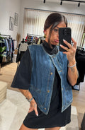 Gilet in denim