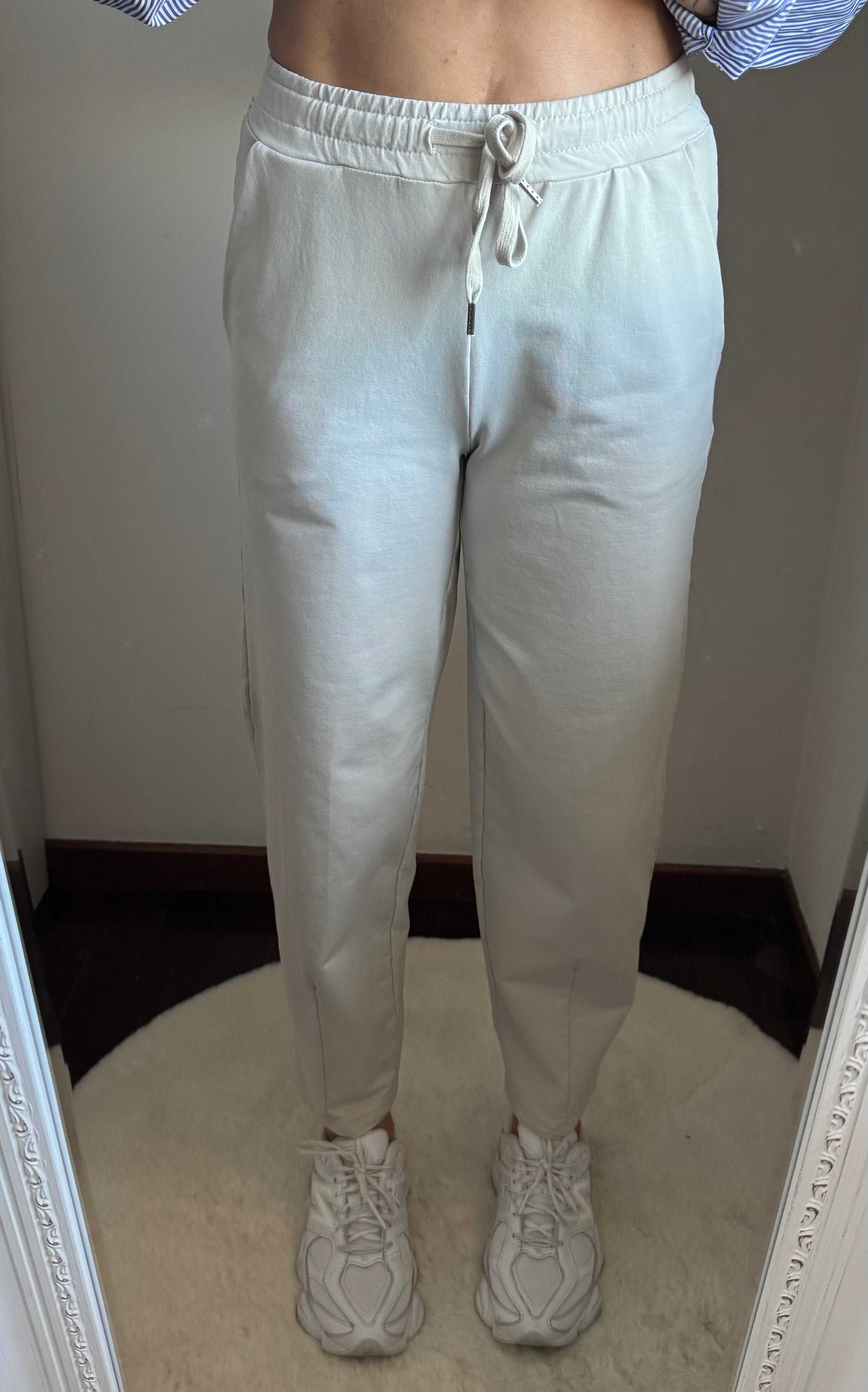 Pantalone jogger strutturato
